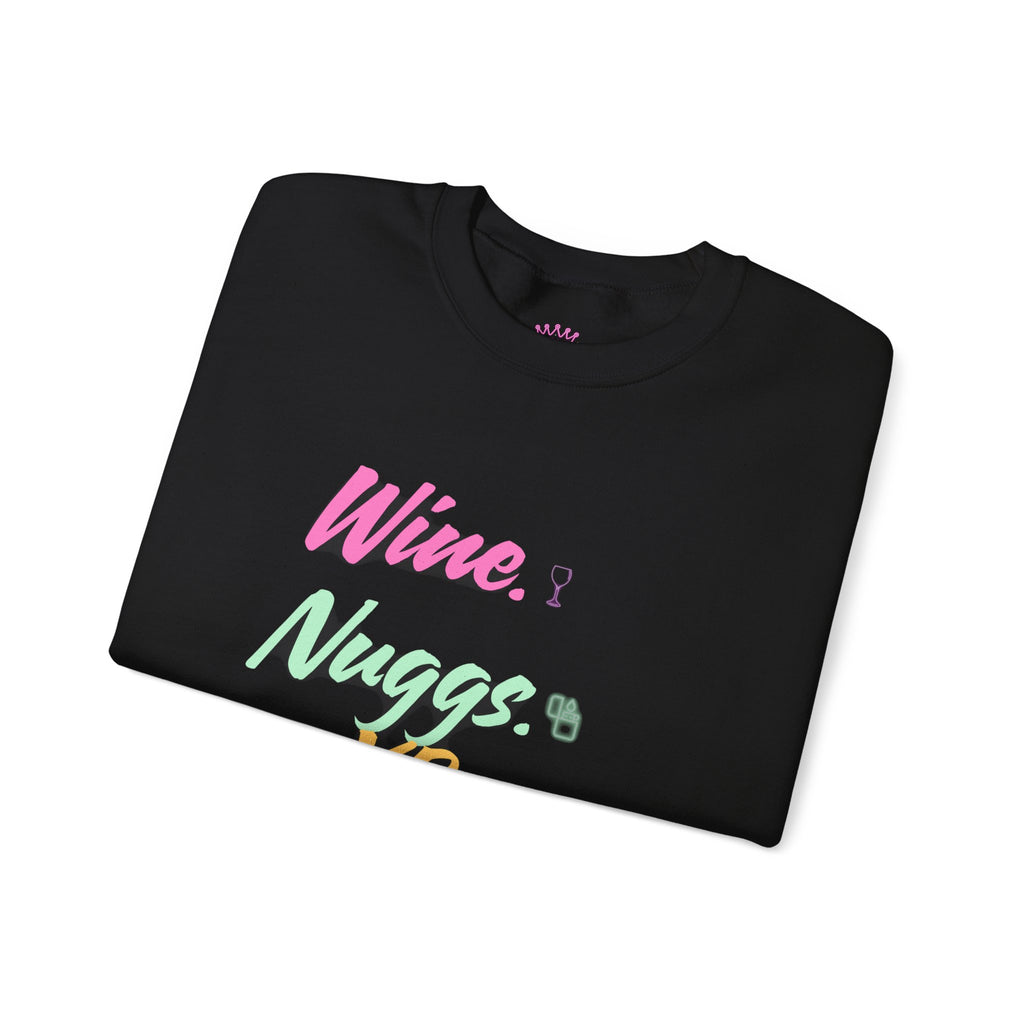 “Wine, Nuggs, XP, Repeat” Crewneck Sweatshirt
