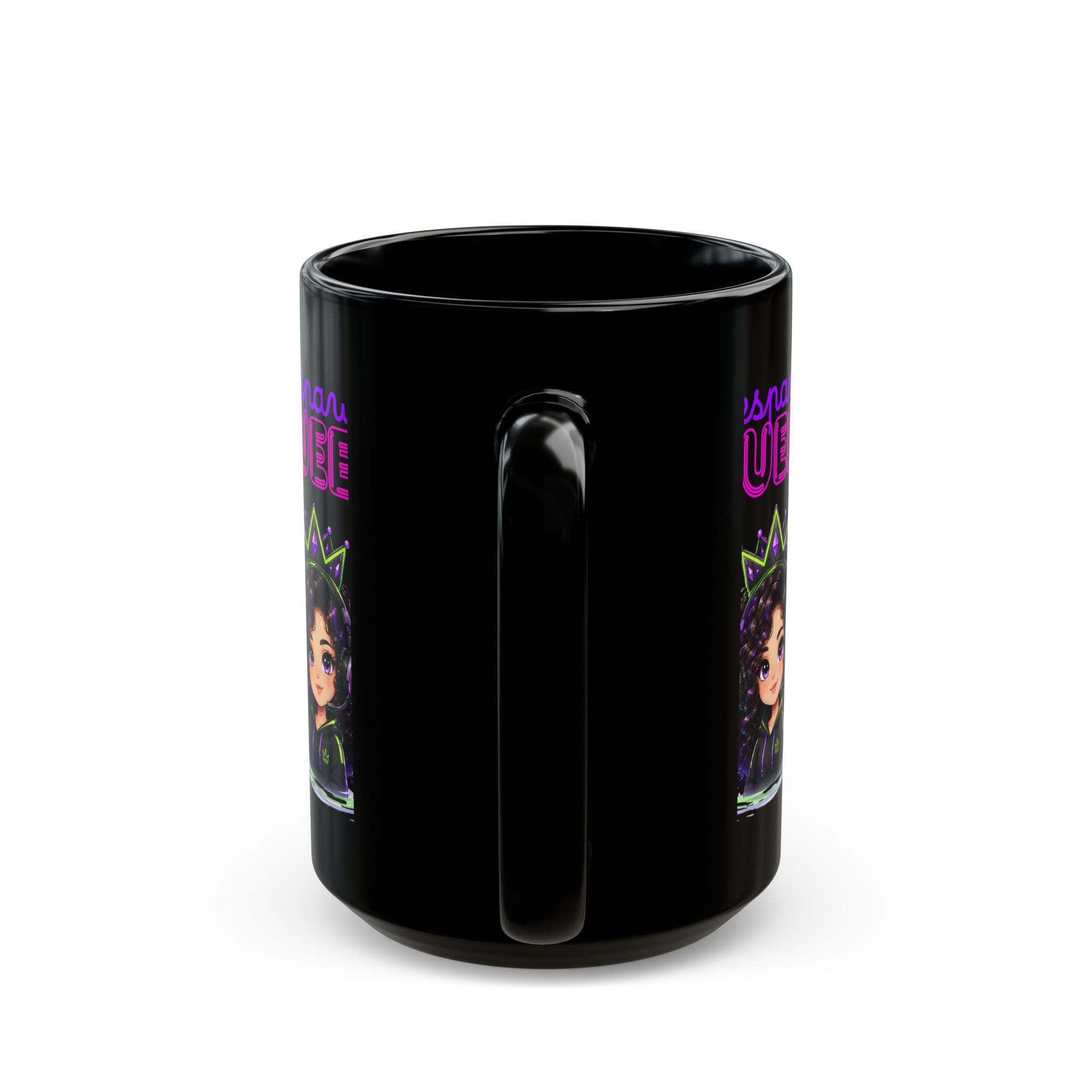 Chibi Queen Sprite Black Mug