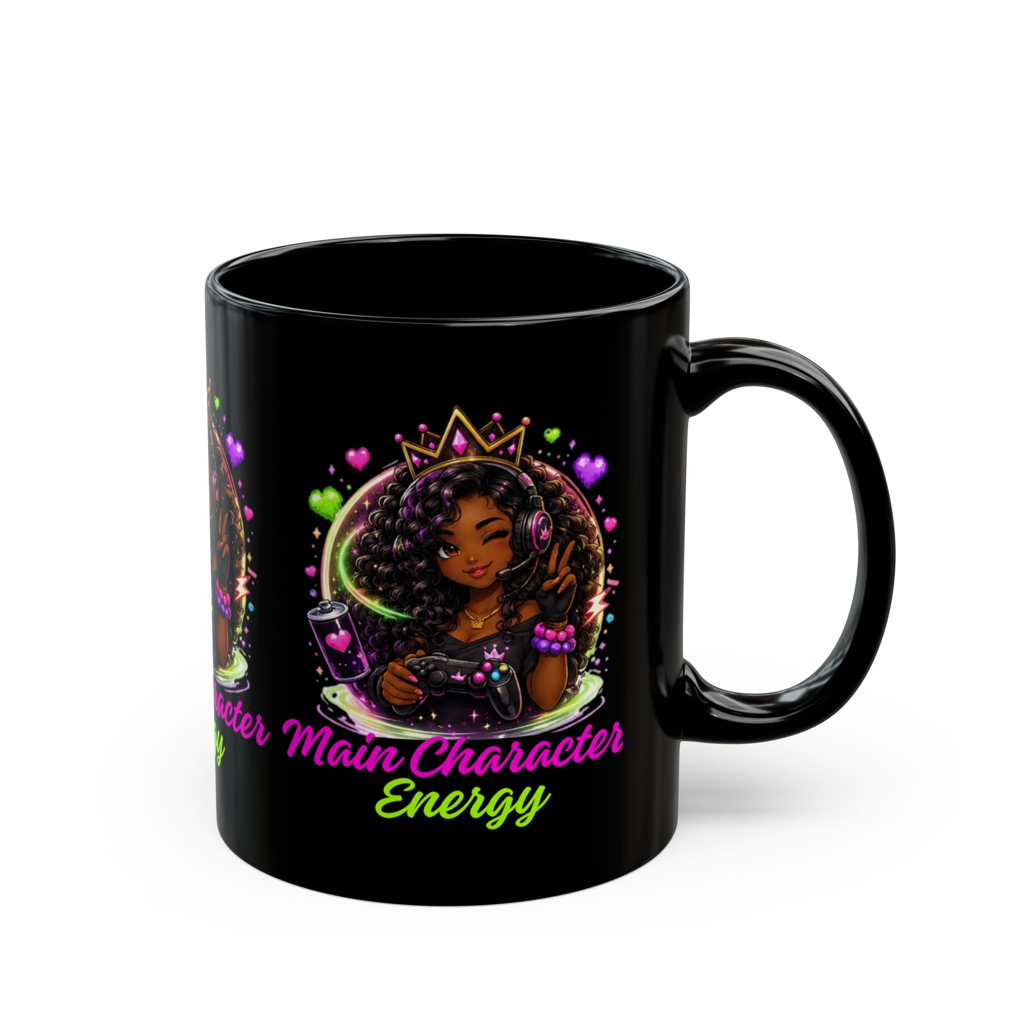 Gamer Luna “MCE” Black Mug