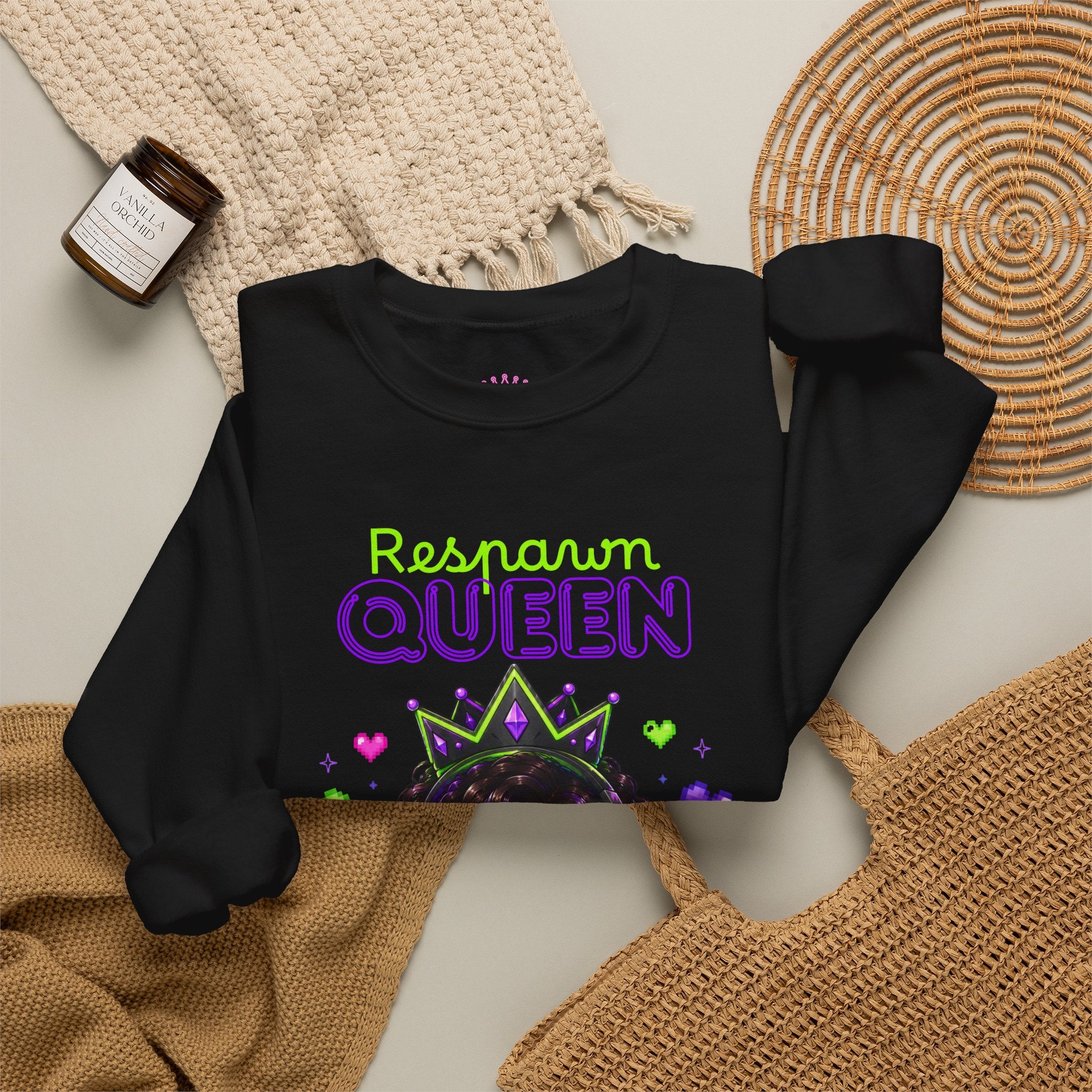 Chibi Queen Sprite Cozy Sweatshirt