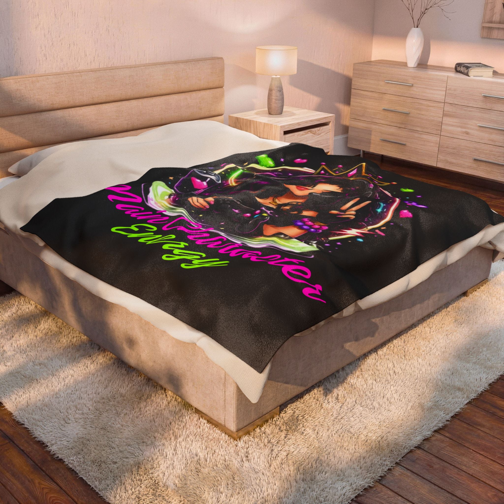 Gamer Ember “MCE” Plush Blanket