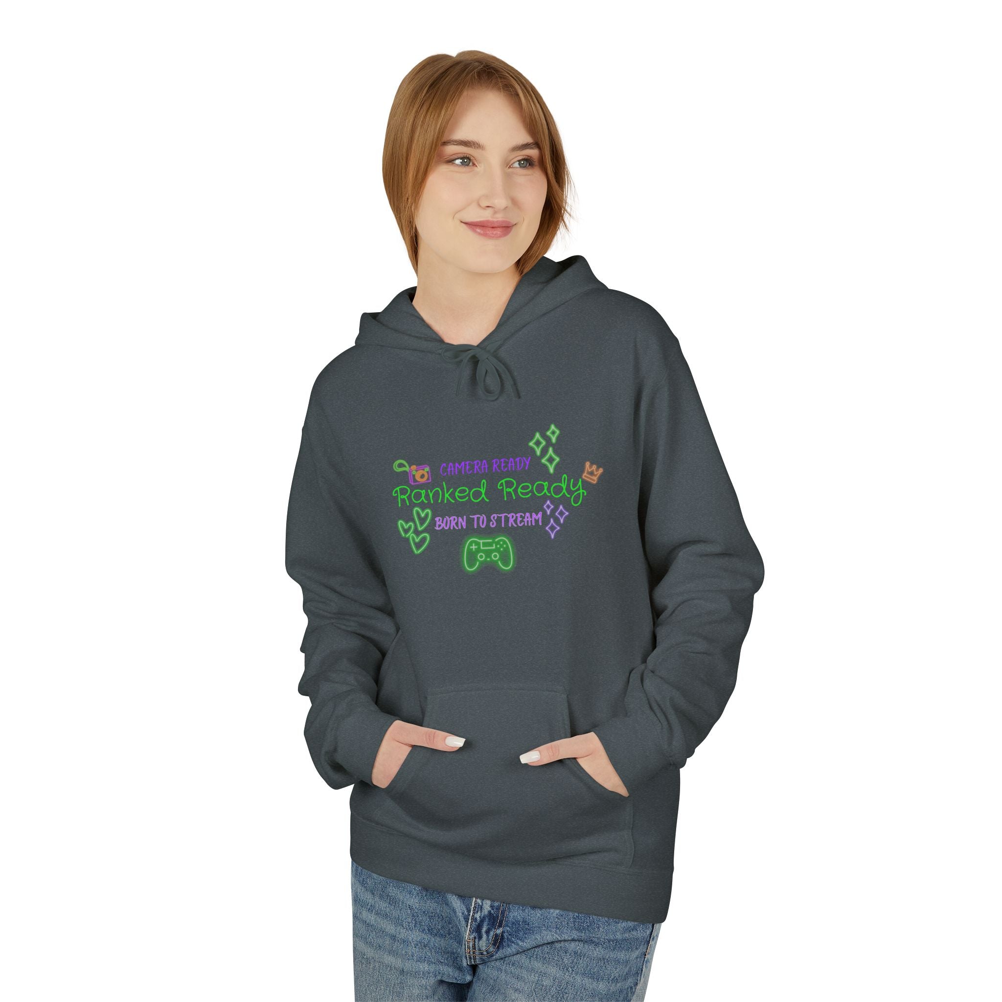 “Camera Ready” Softstyle Fleece Hoodie