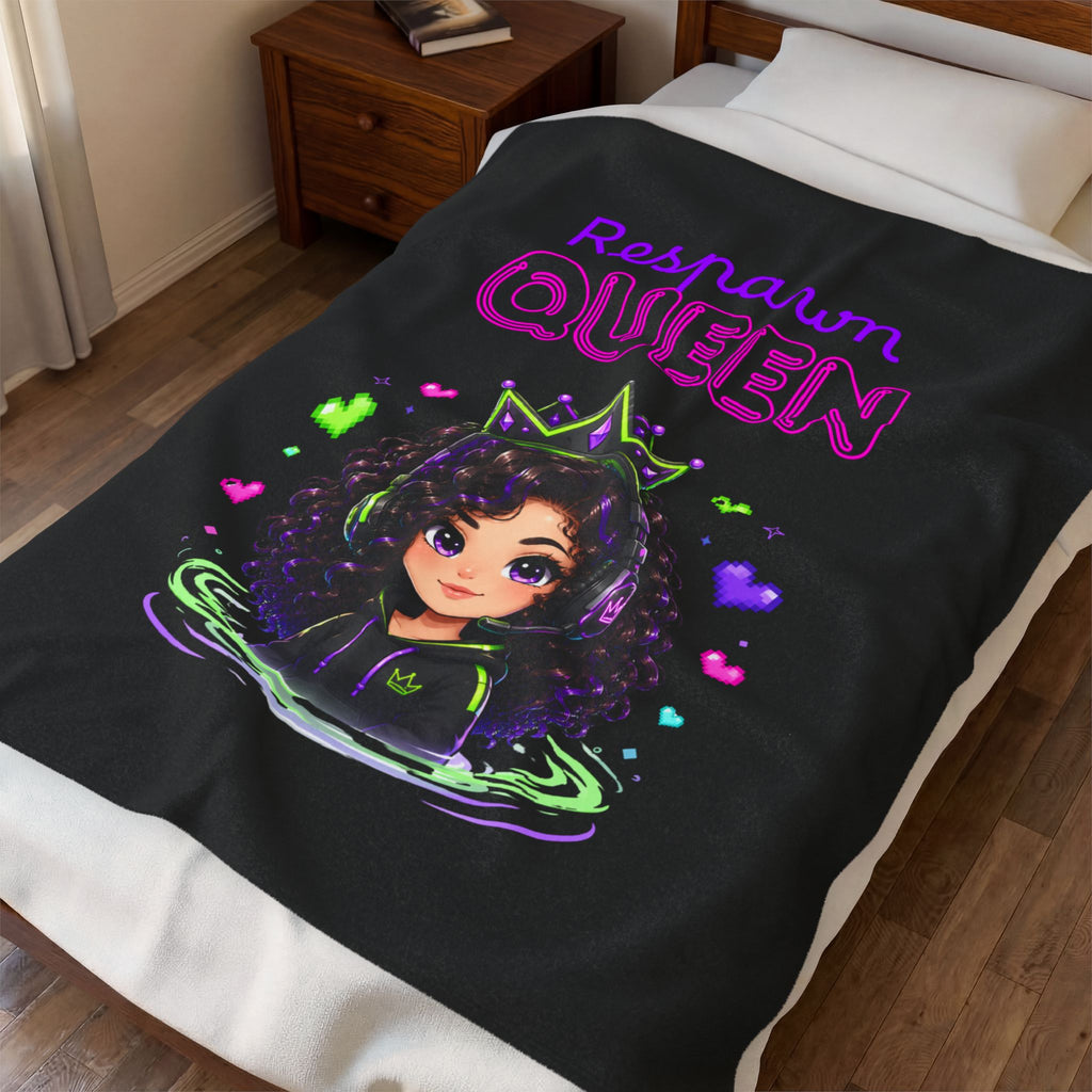 Chibi Queen Sprite Plush Blanket