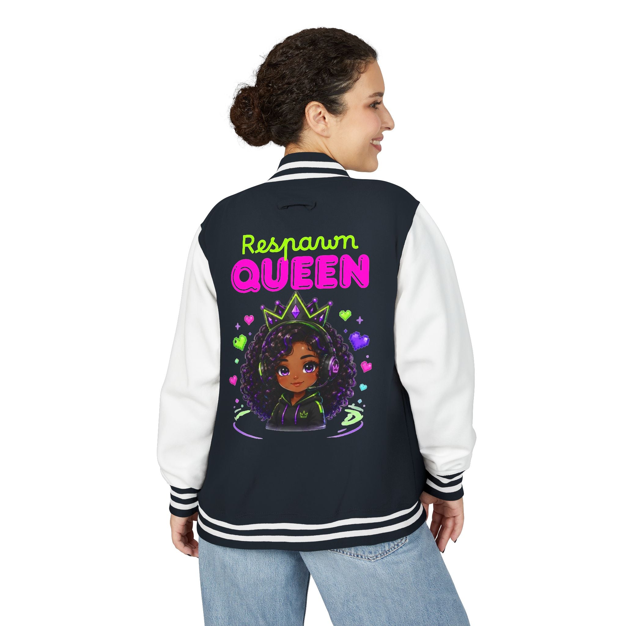Chibi Queen Raven Letterman Jacket