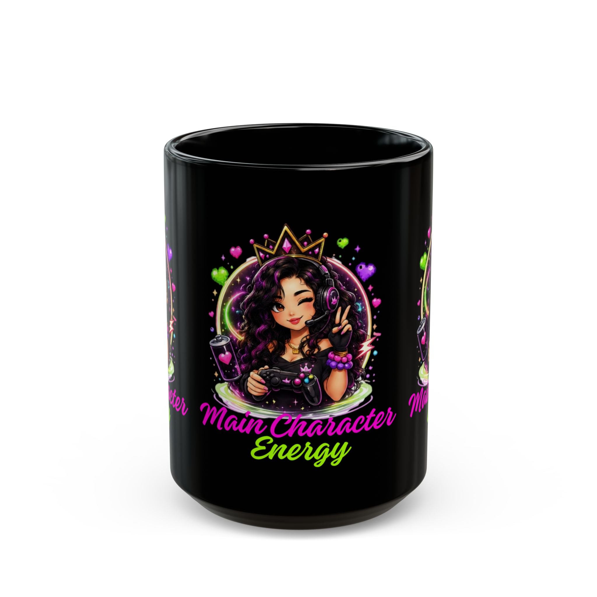 Gamer Ember “MCE” Black Mug