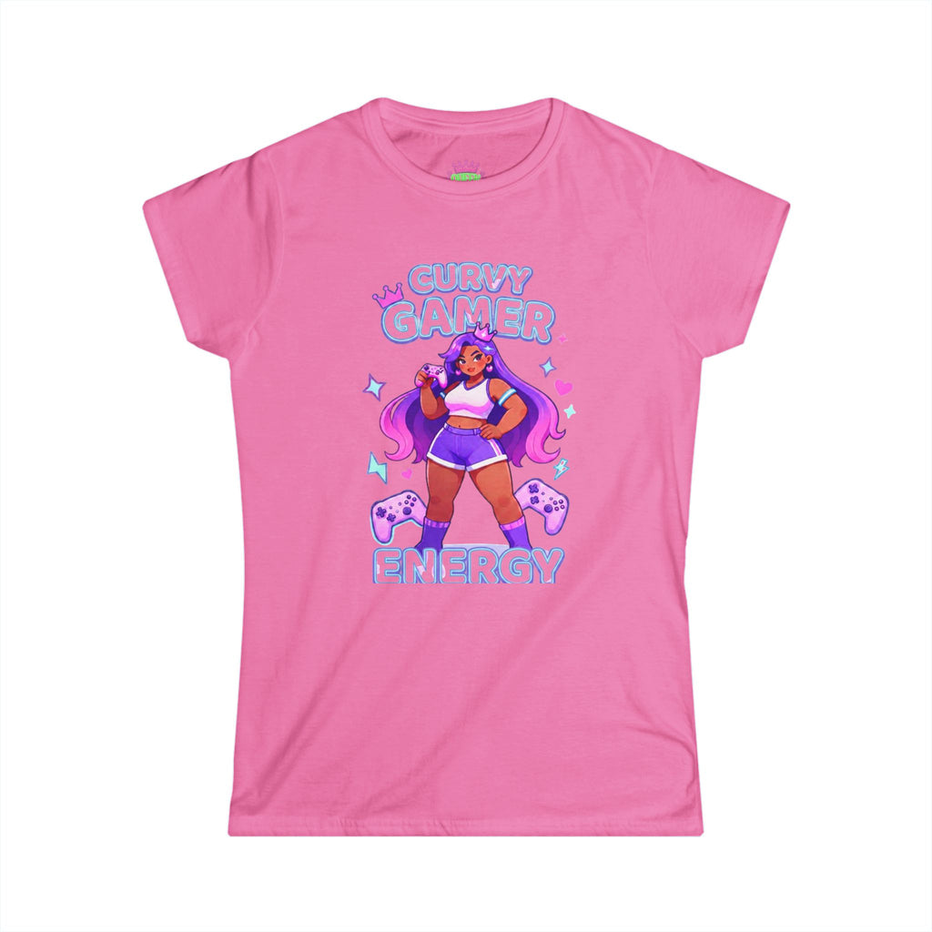 “Curvy Gamer Energy” Cozy Tee