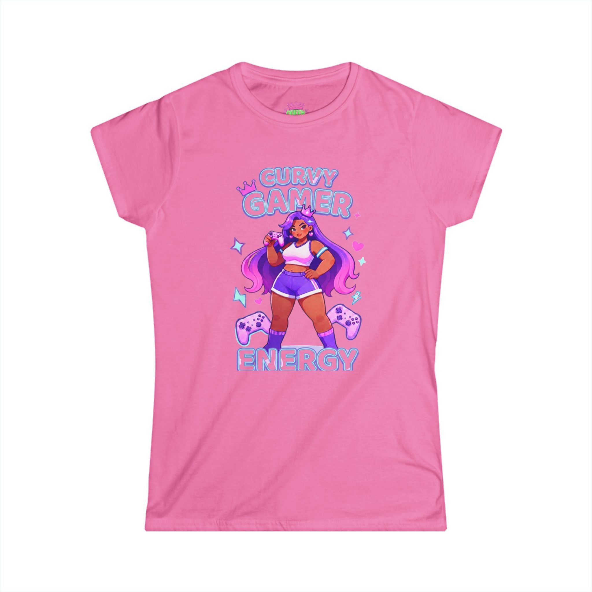 “Curvy Gamer Energy” Cozy Tee