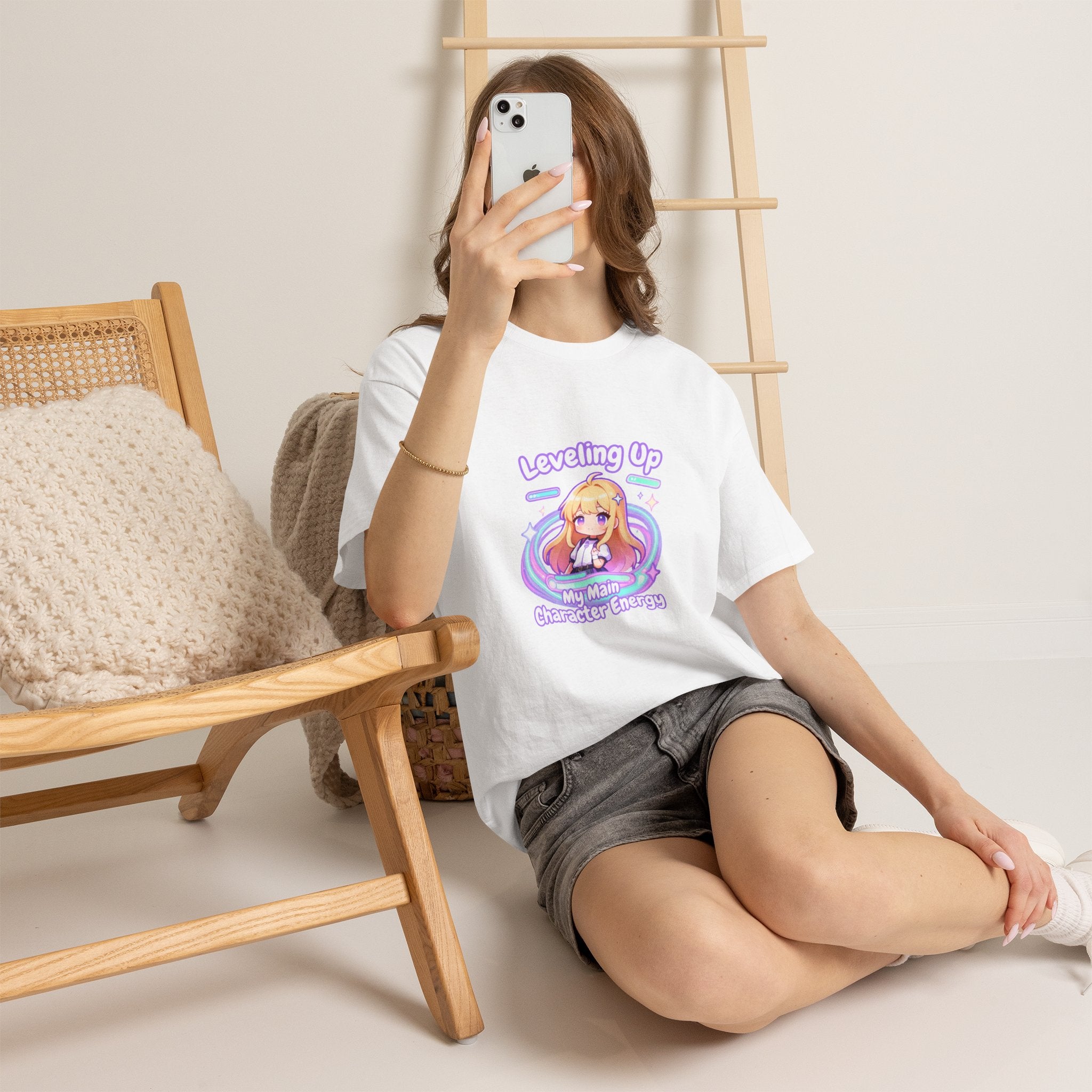 "Leveling Up" Cozy Tee