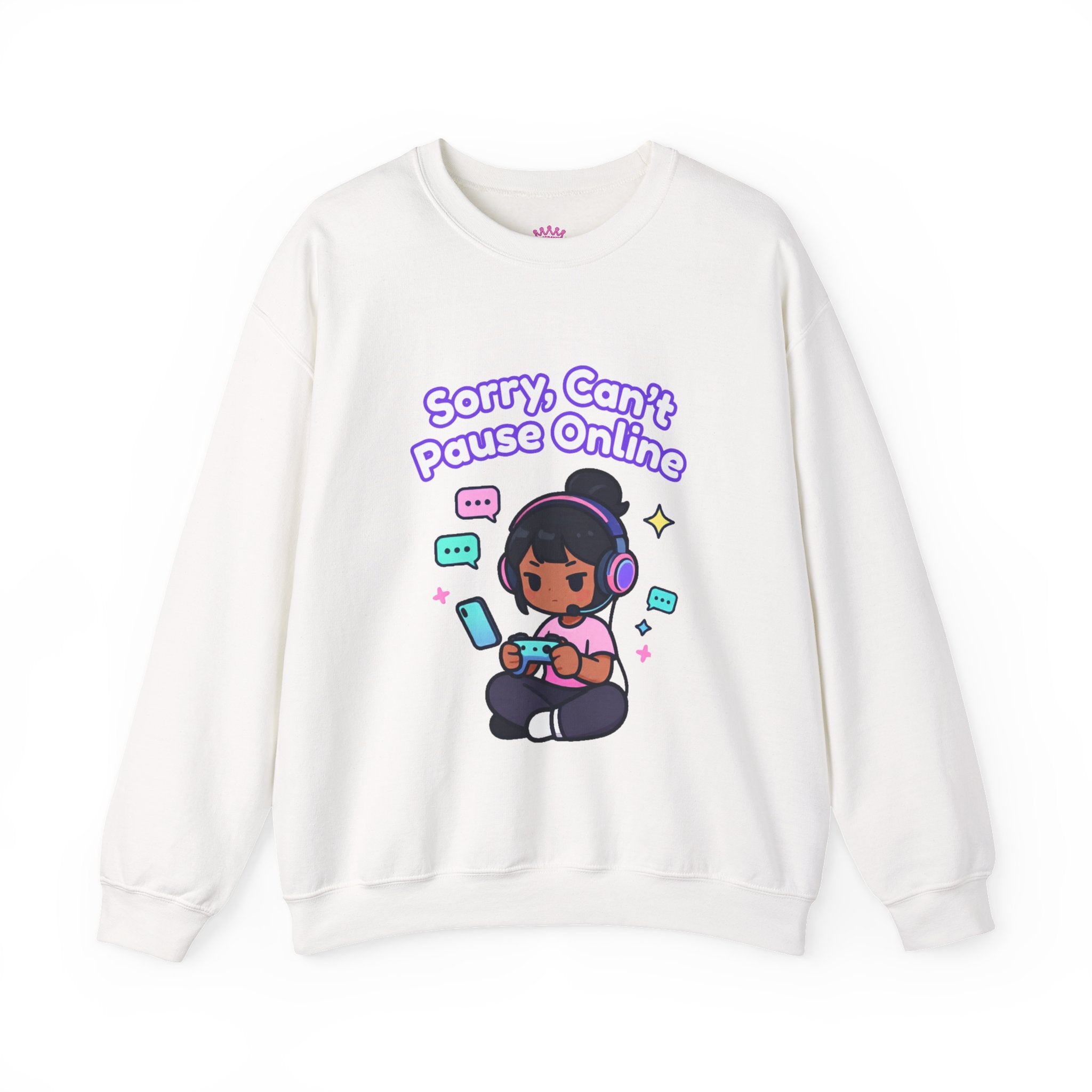 Sorry Can’t Pause Cozy Sweatshirt