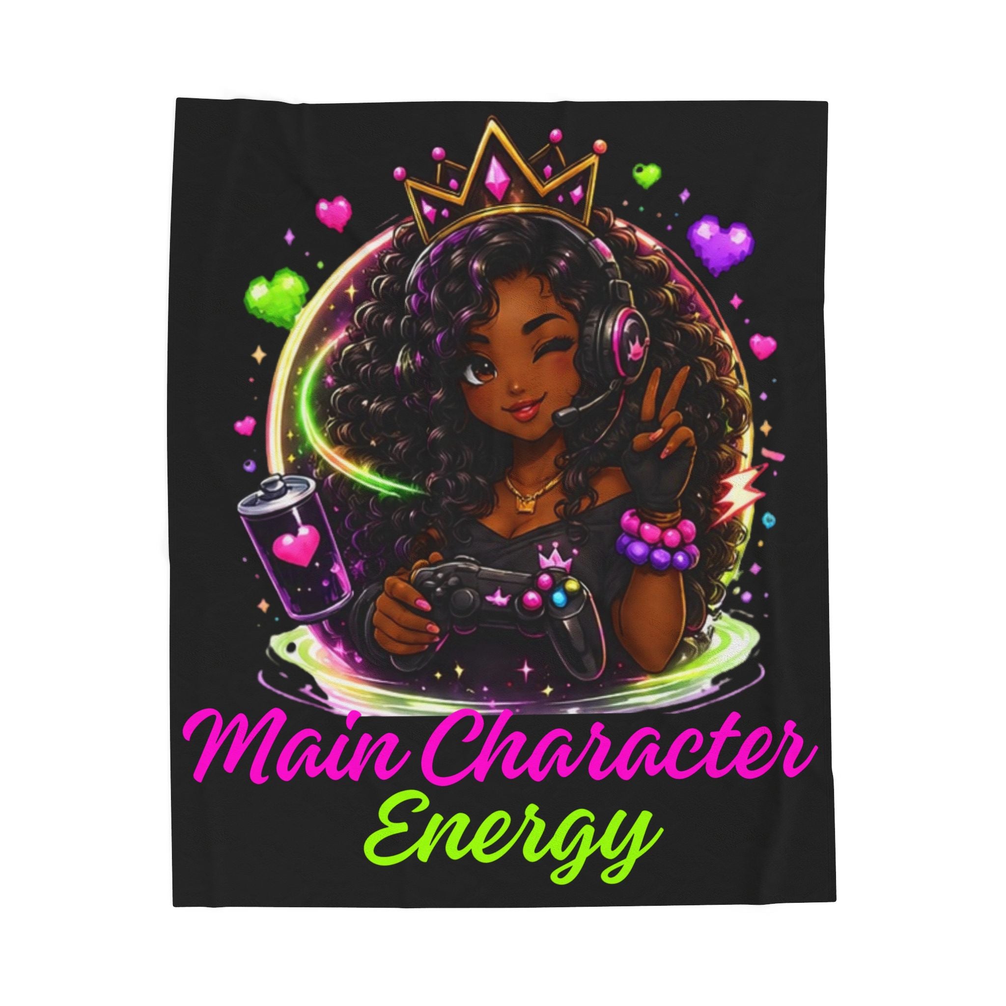 Gamer Luna  “MCE” Plush Blanket