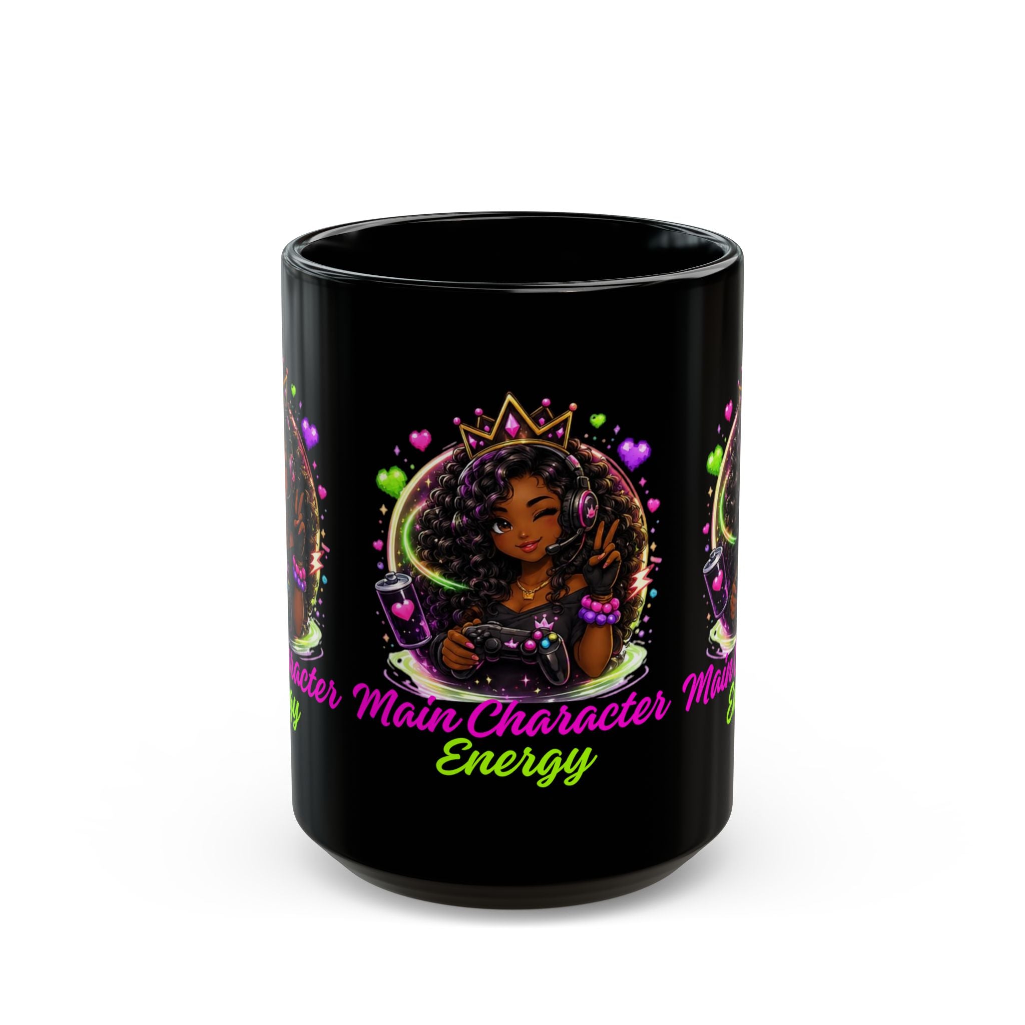 Gamer Luna “MCE” Black Mug