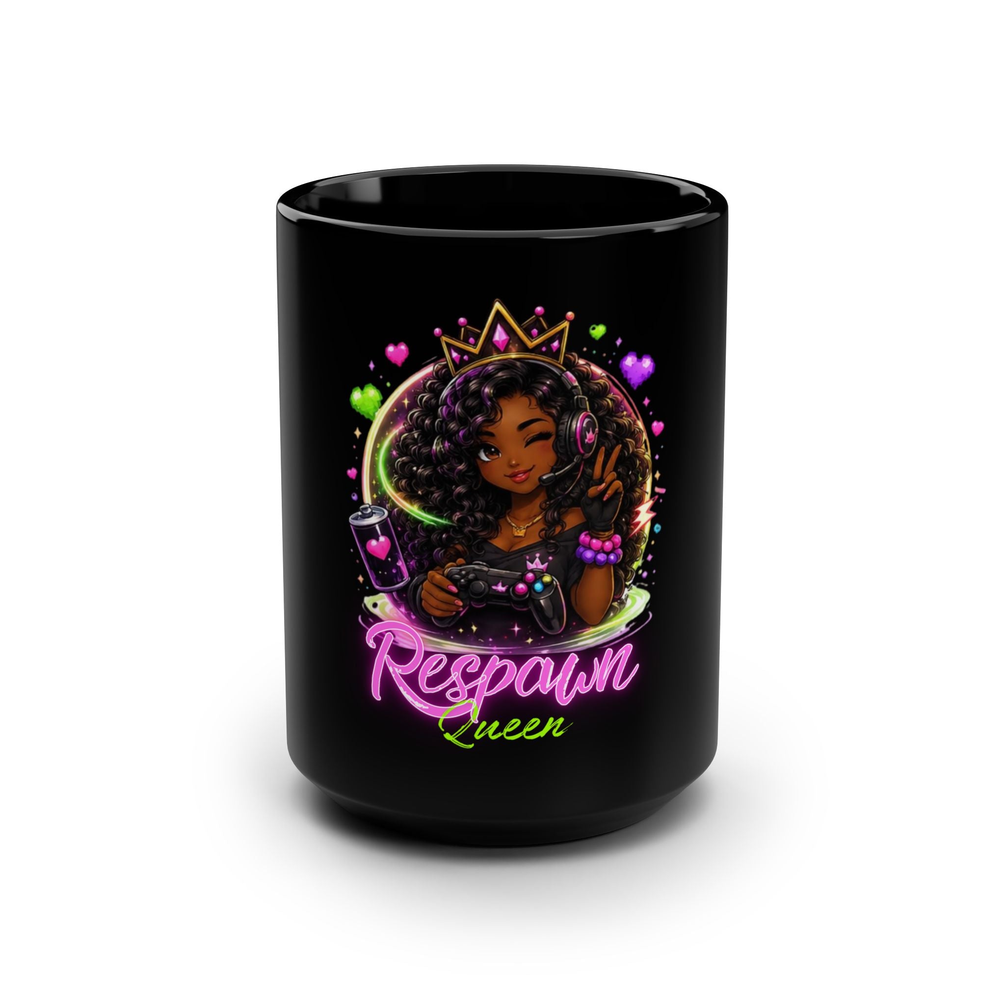 Gamer Queen Mug, 15oz