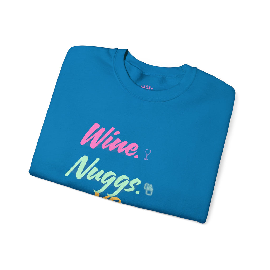 “Wine, Nuggs, XP, Repeat” Crewneck Sweatshirt