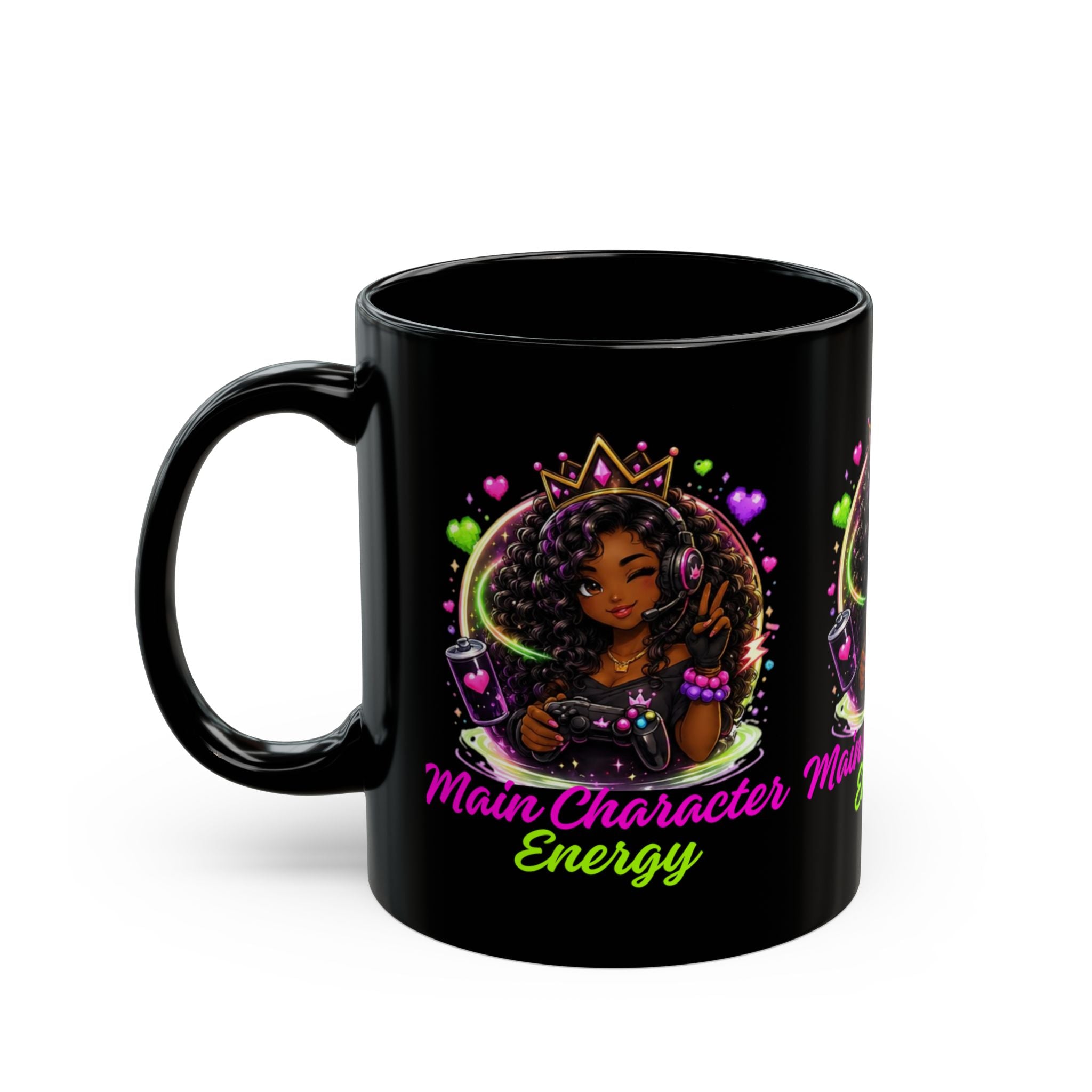 Gamer Luna “MCE” Black Mug