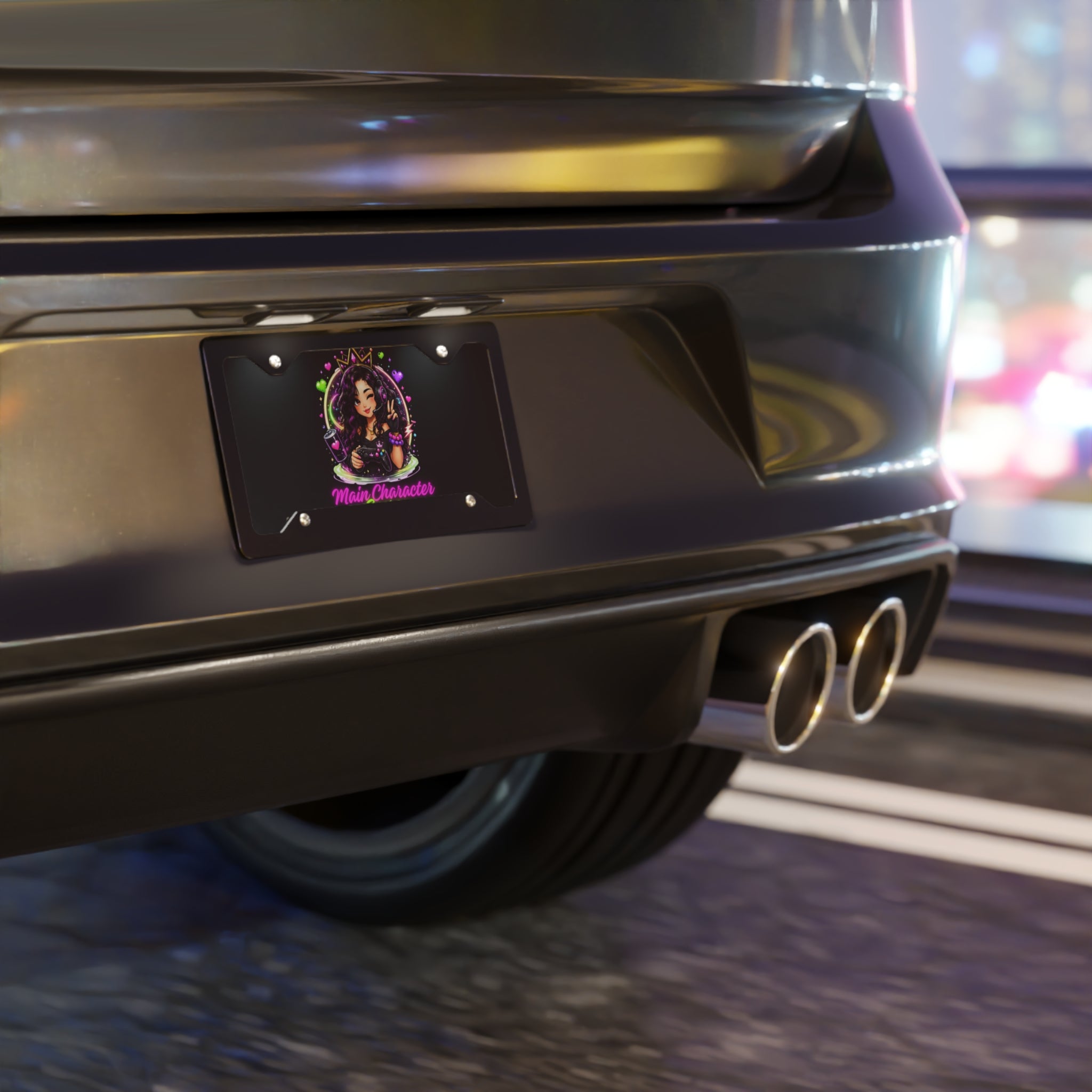 Gamer Ember "MCE" Vanity Plate