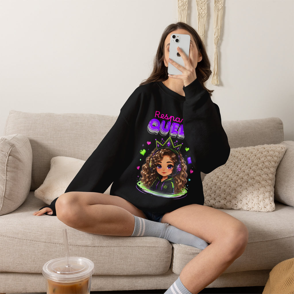 Chibi Queen Poppy Cozy Sweatshirt