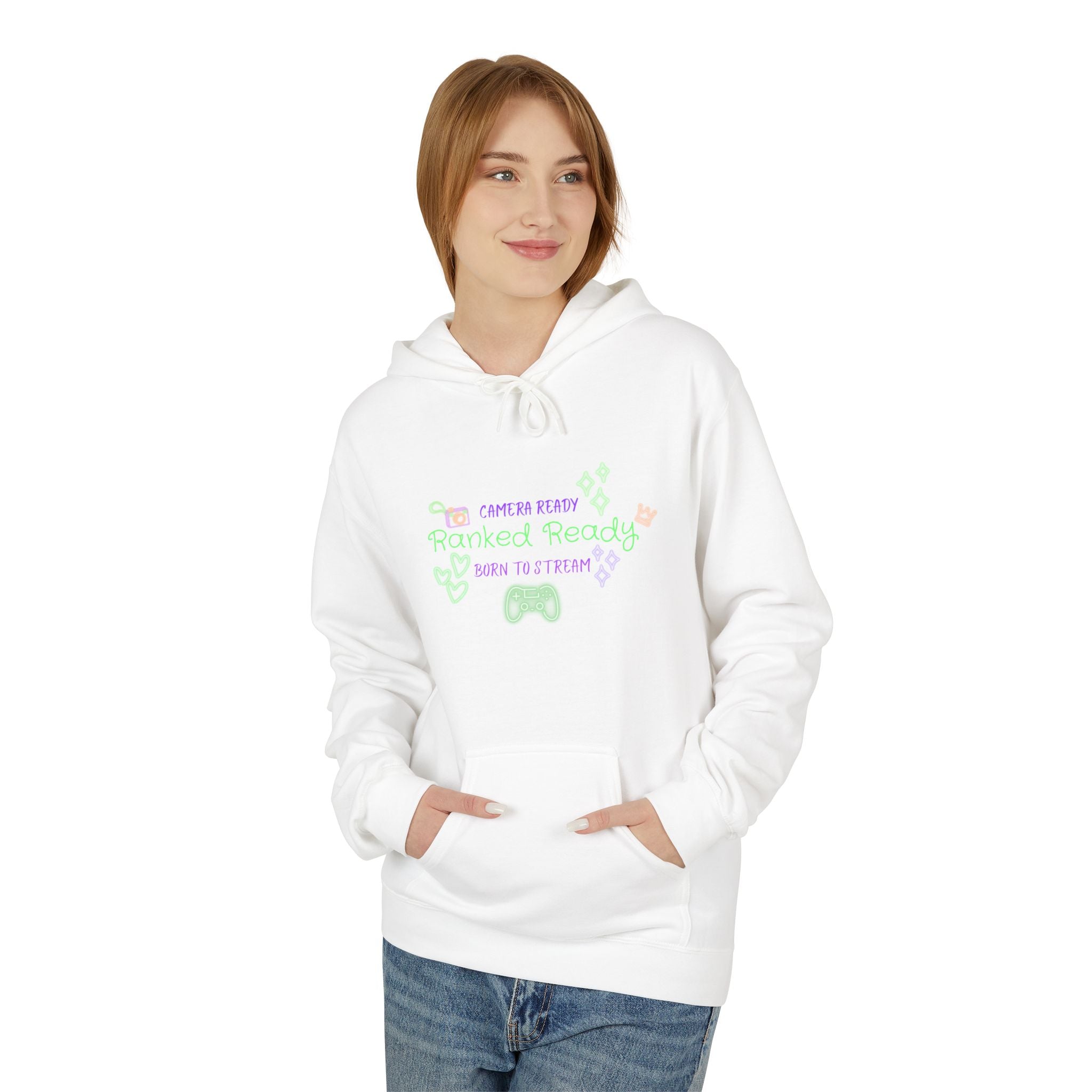 “Camera Ready” Softstyle Fleece Hoodie