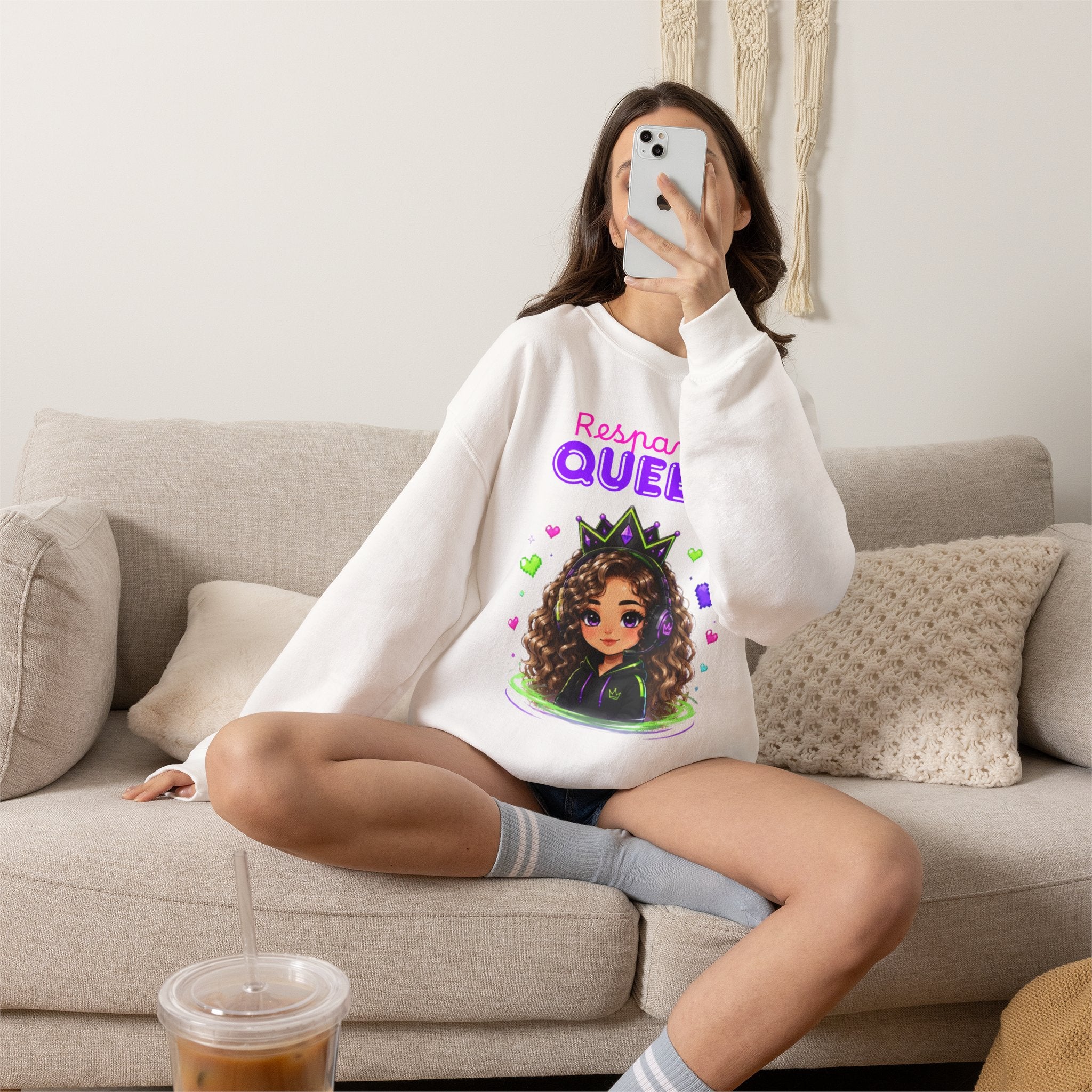 Chibi Queen Poppy Cozy Sweatshirt