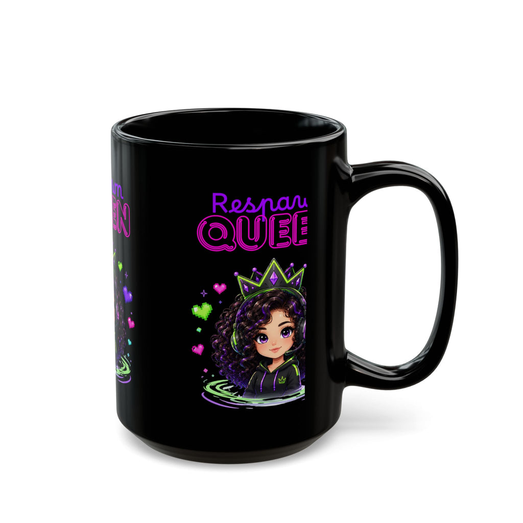 Chibi Queen Sprite Black Mug