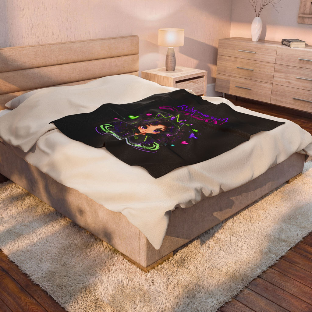Chibi Queen Sprite Plush Blanket