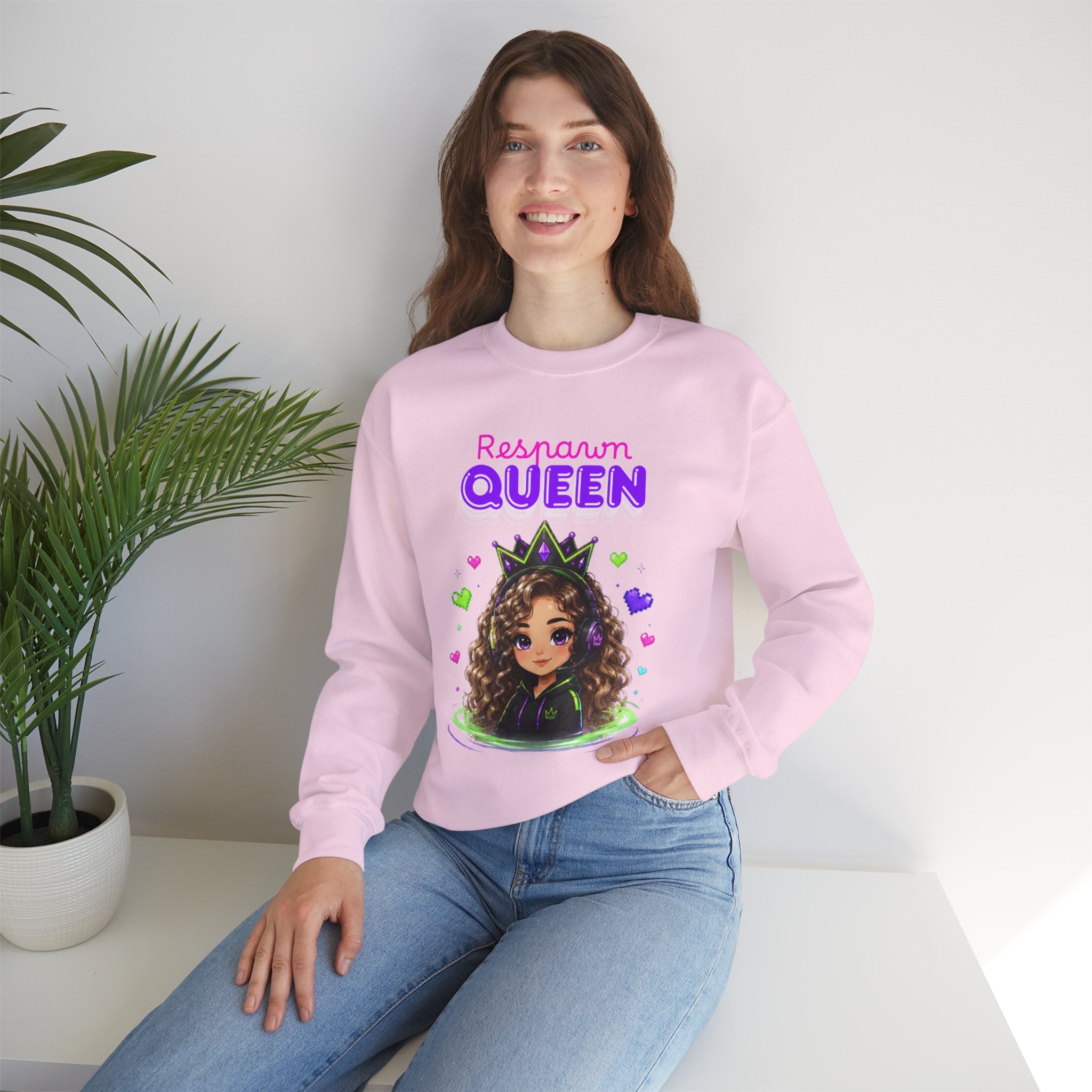 Chibi Queen Poppy Cozy Sweatshirt