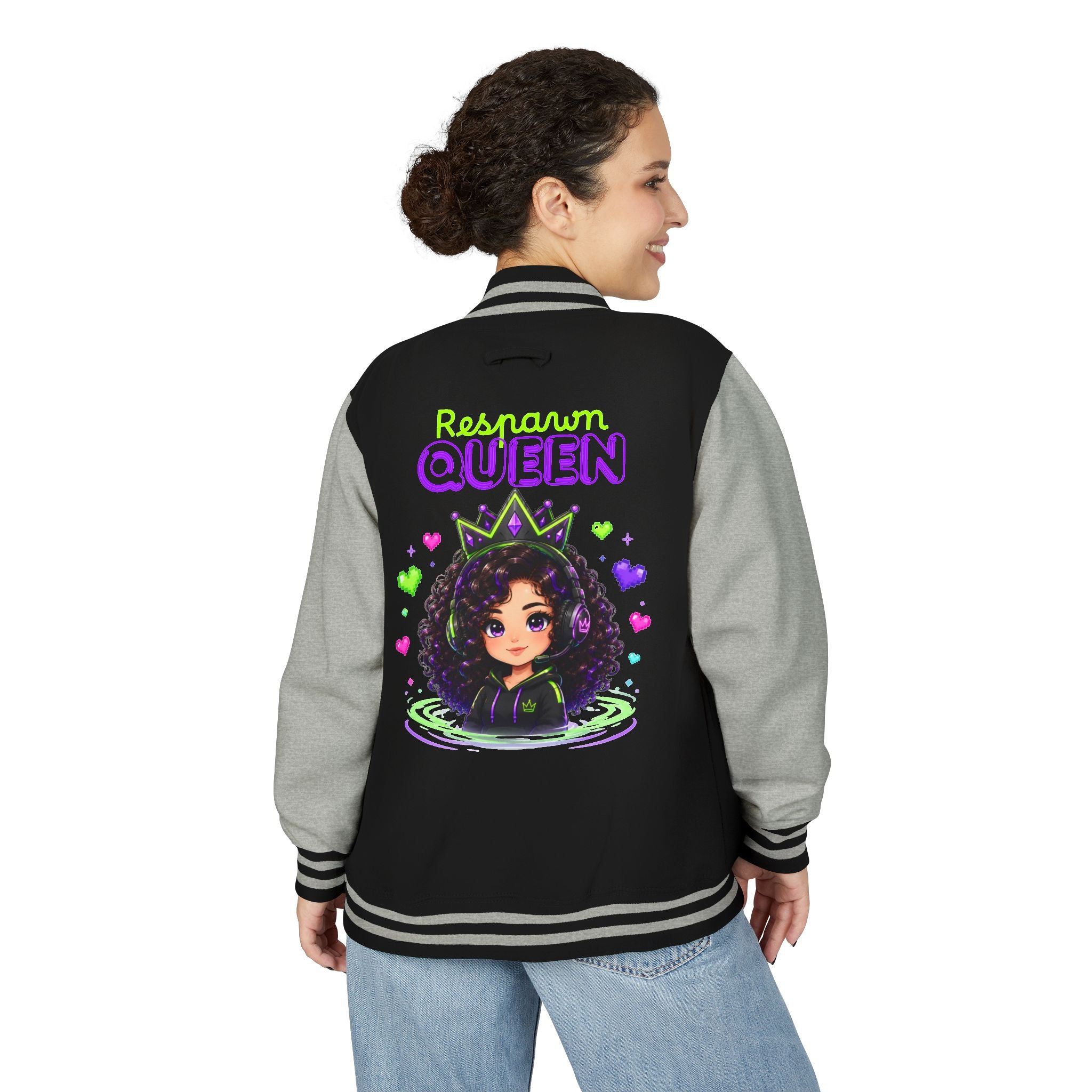 Chibi Queen Sprite Letterman Jacket