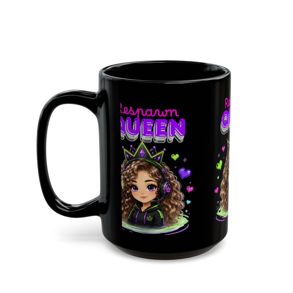 Chibi Queen Poppy Black Mug