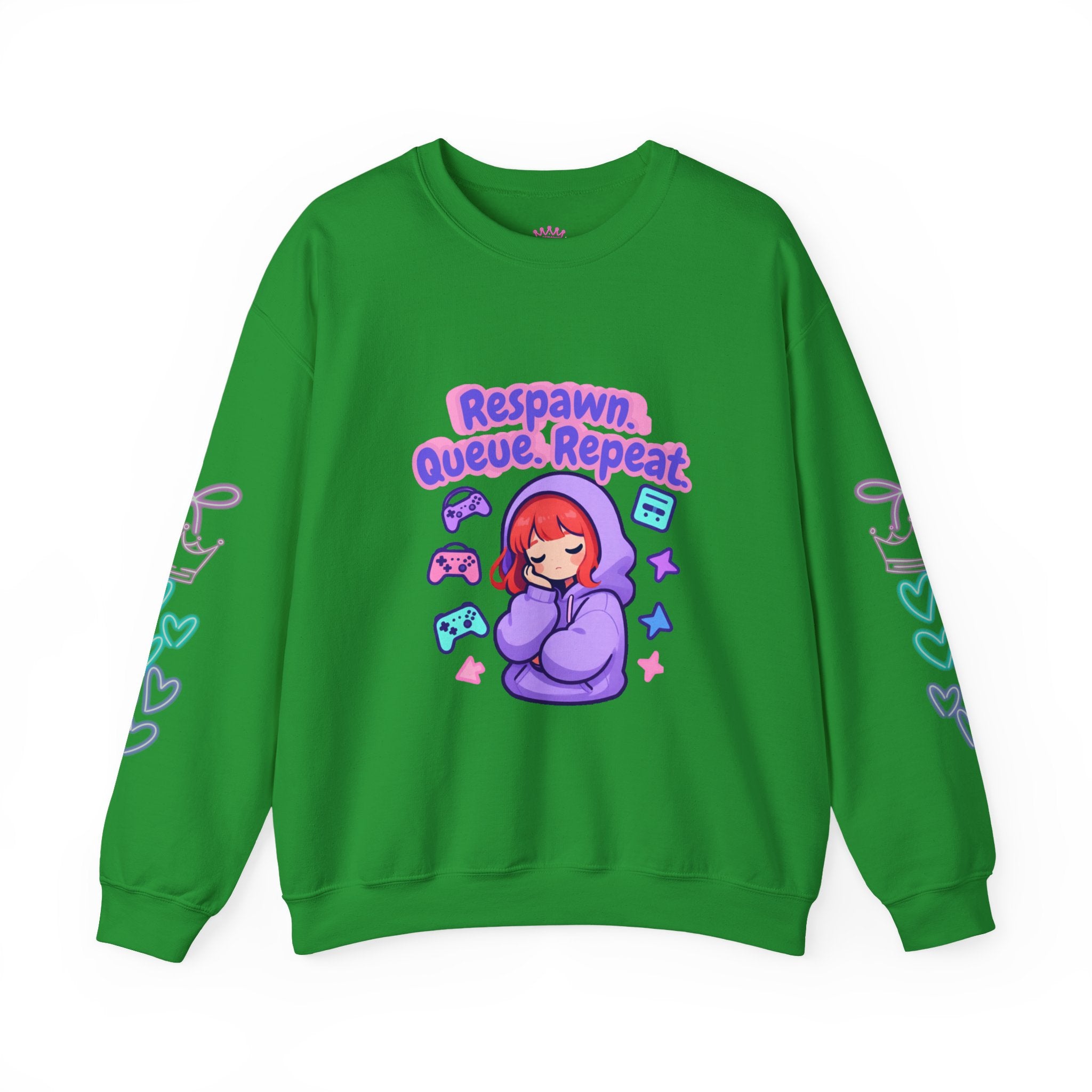 Respawn, Queue, Repeat Cozy Sweatshirt