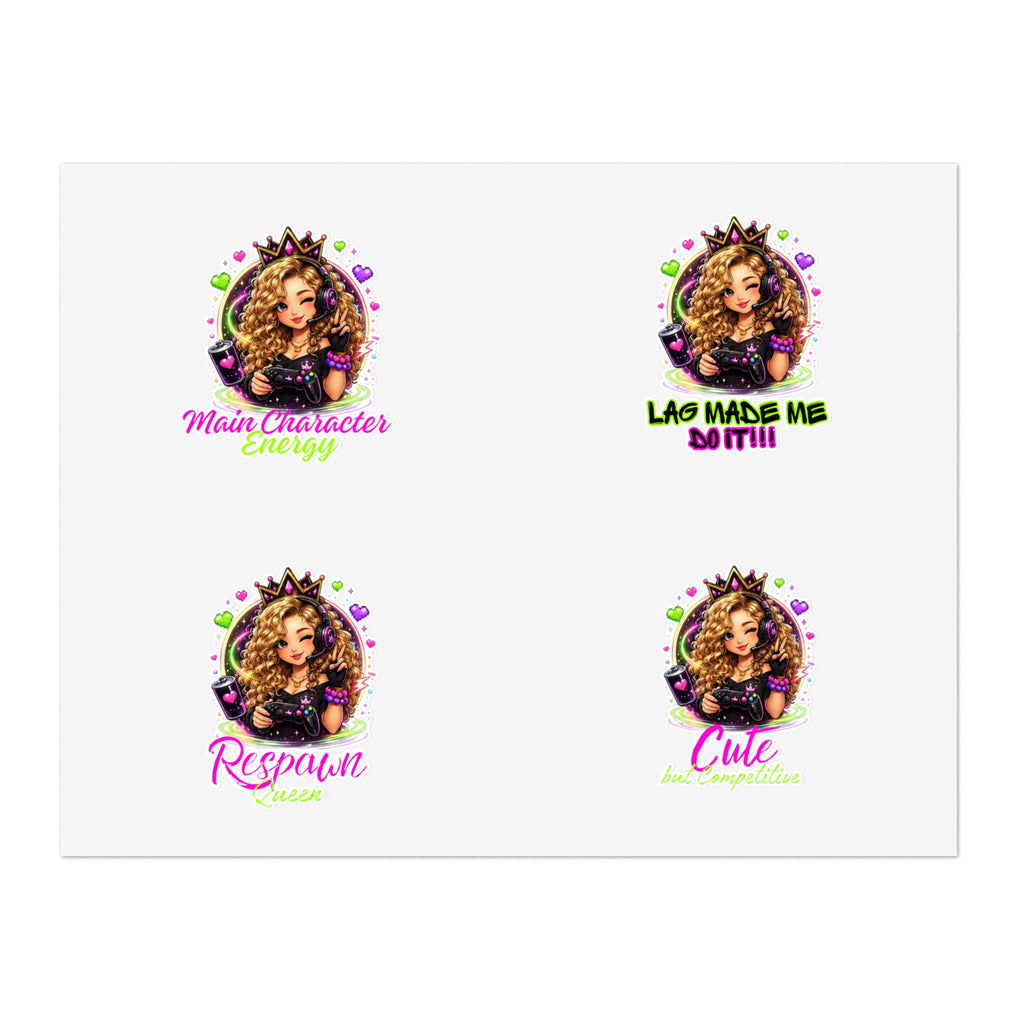 Gamer Aria Sticker Sheets