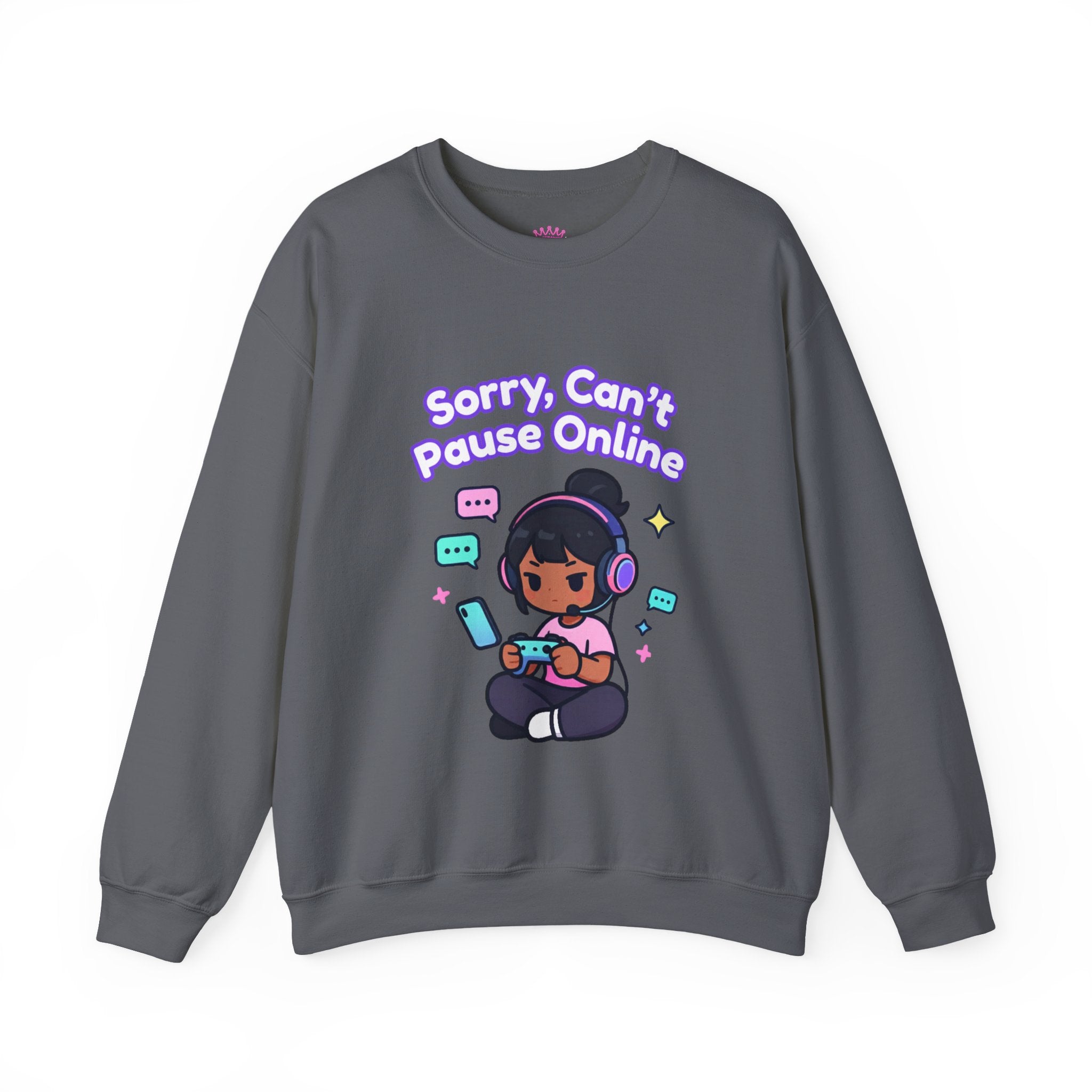 Sorry Can’t Pause Cozy Sweatshirt