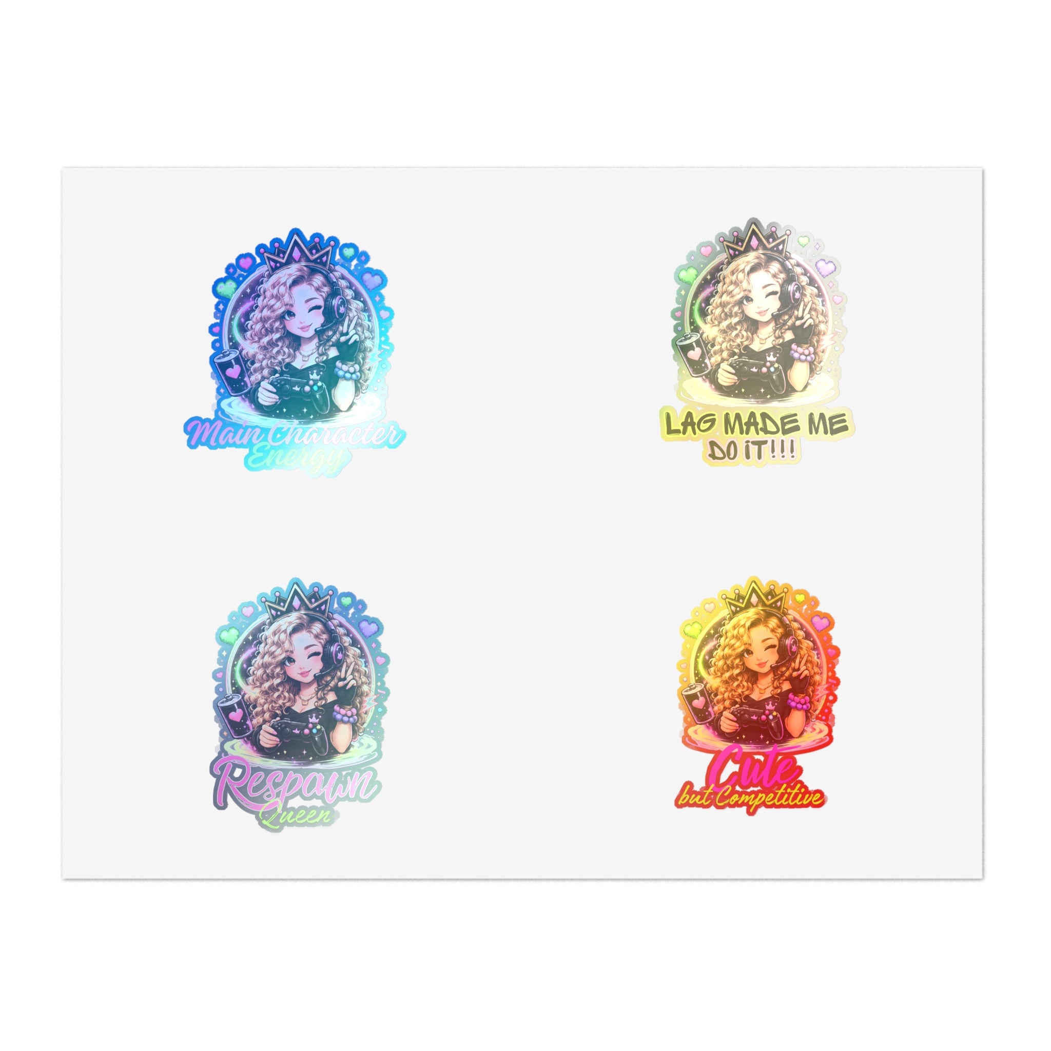 Gamer Aria Sticker Sheets