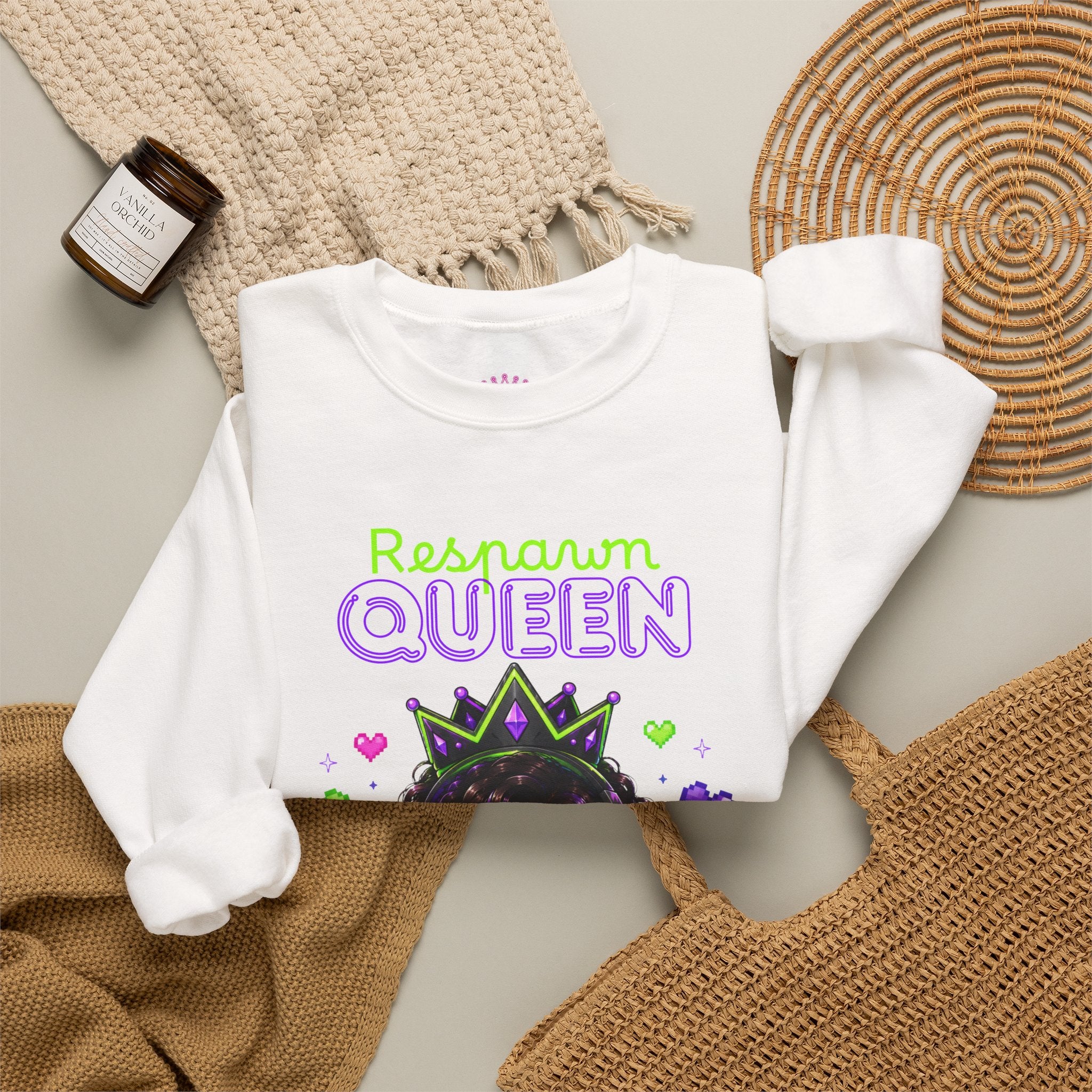 Chibi Queen Sprite Cozy Sweatshirt