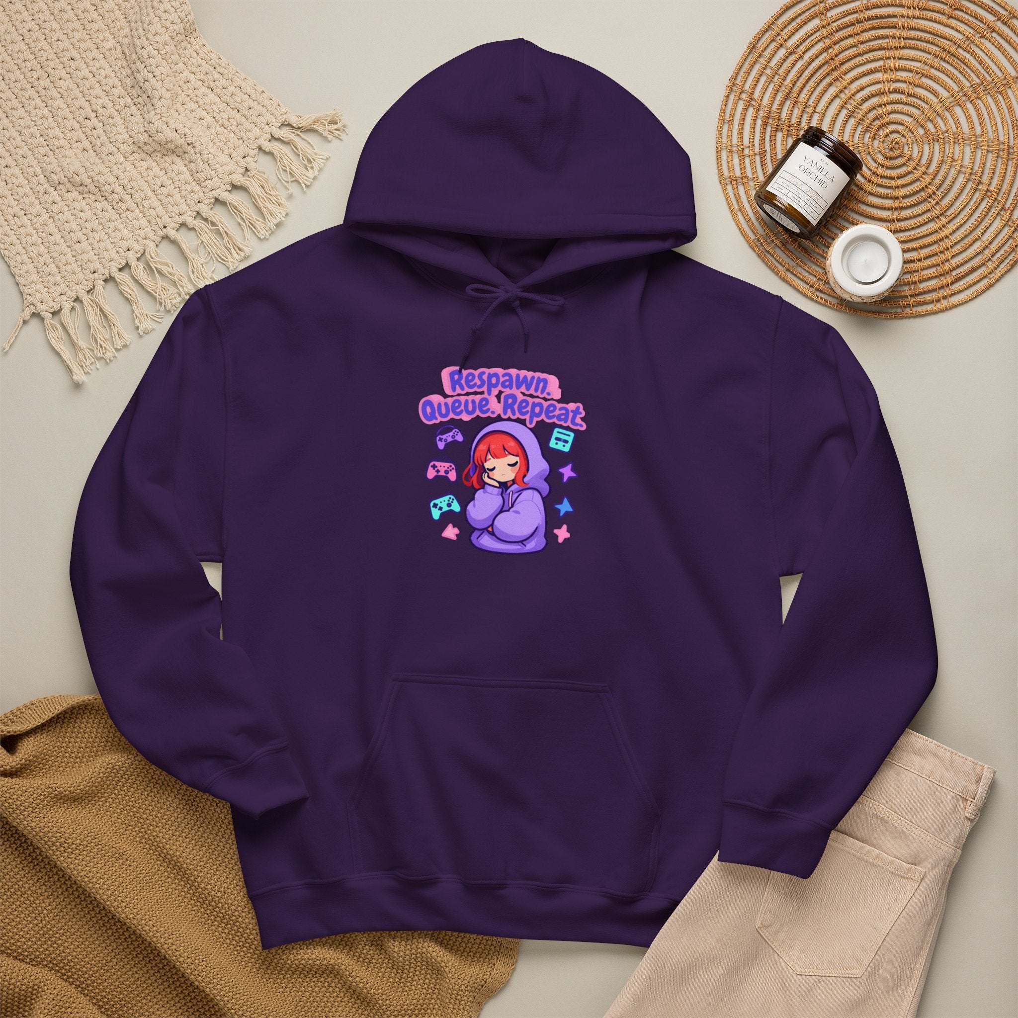 Respawn, Queue, Repeat Hoodie
