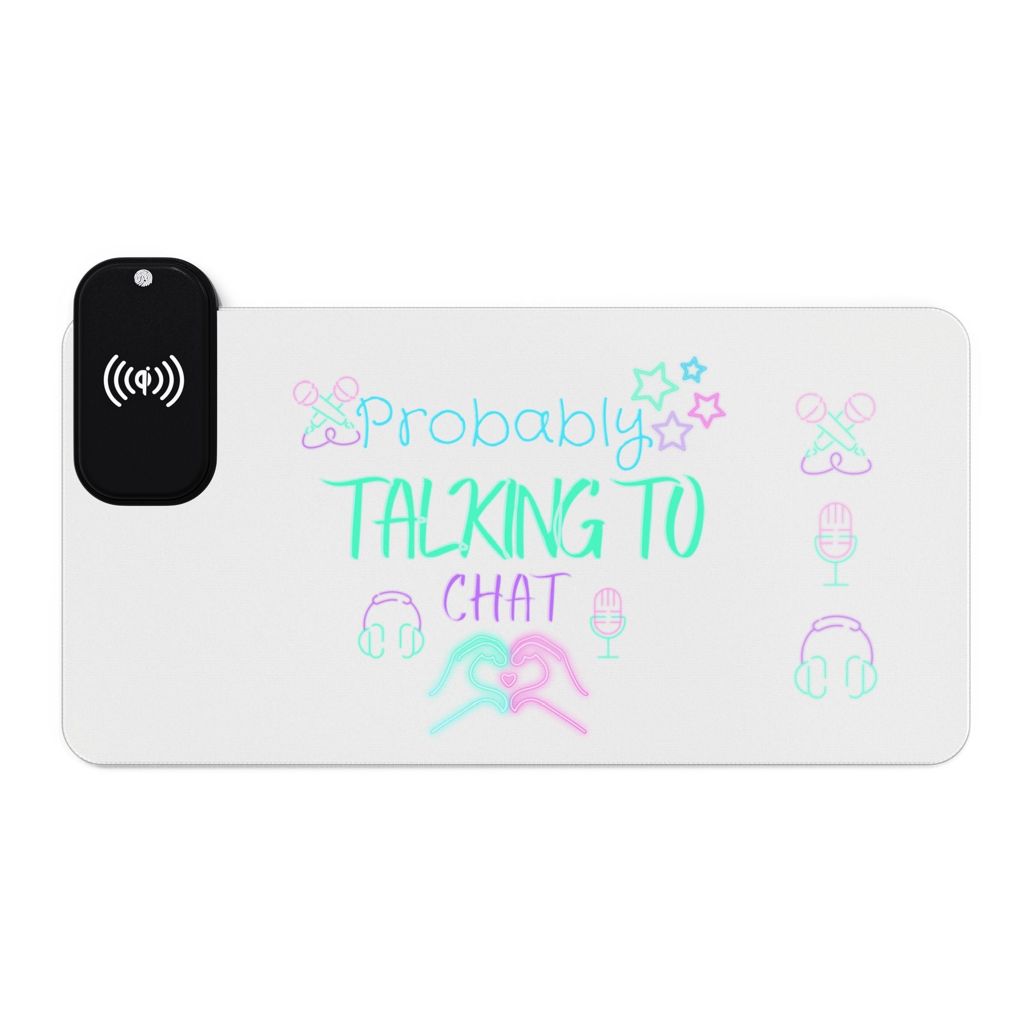 LED Gaming Mouse Pad, Wireless Charging