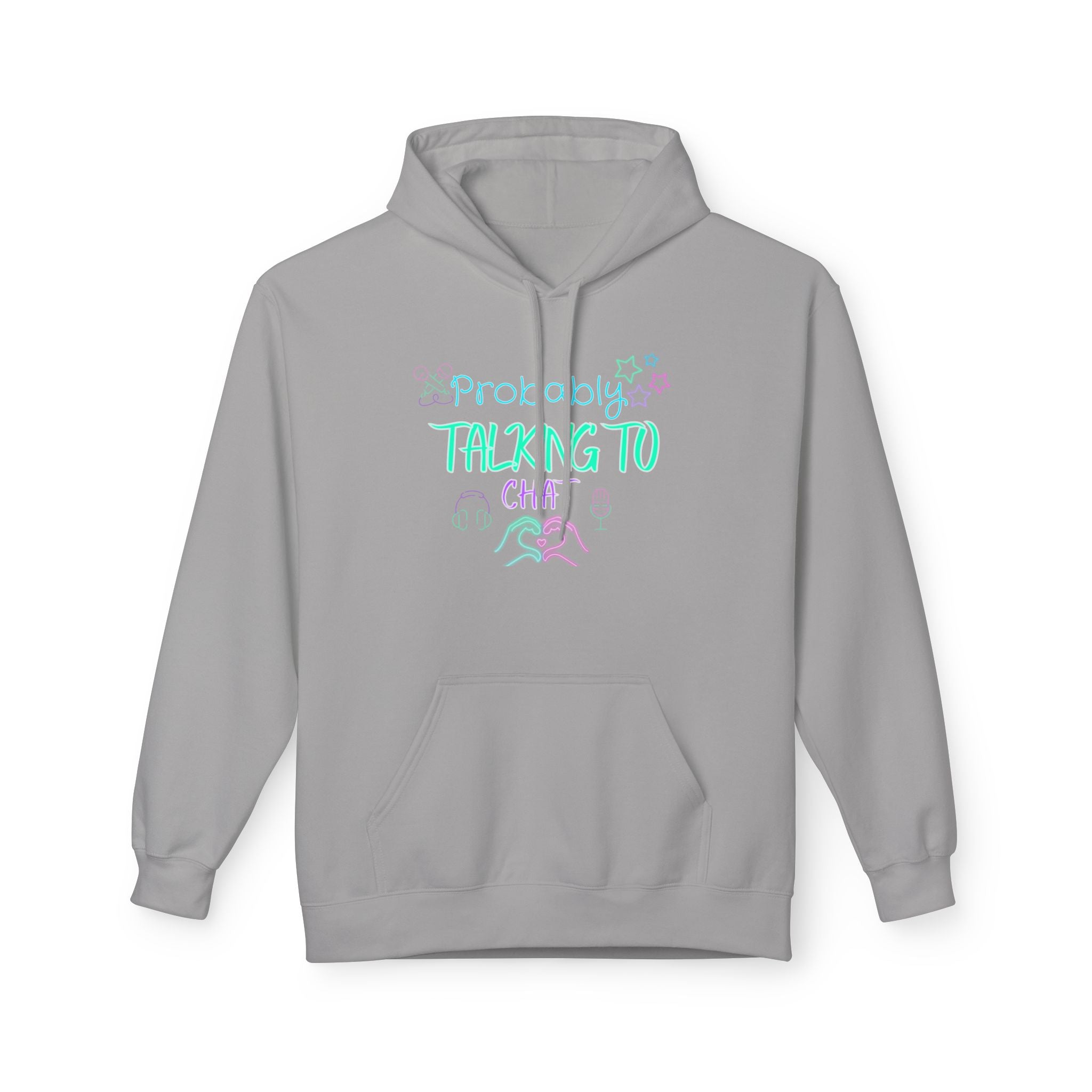 “Talking to Chat” Softstyle Fleece Hoodie