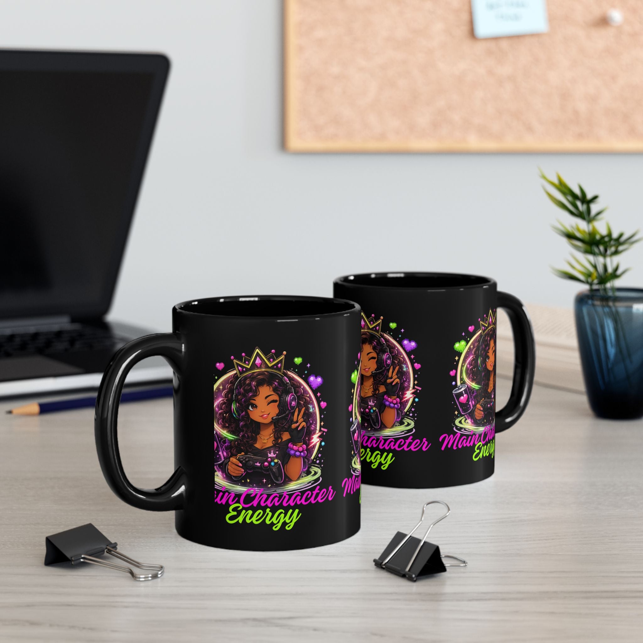 Gamer Skye “MCE” Black Mug