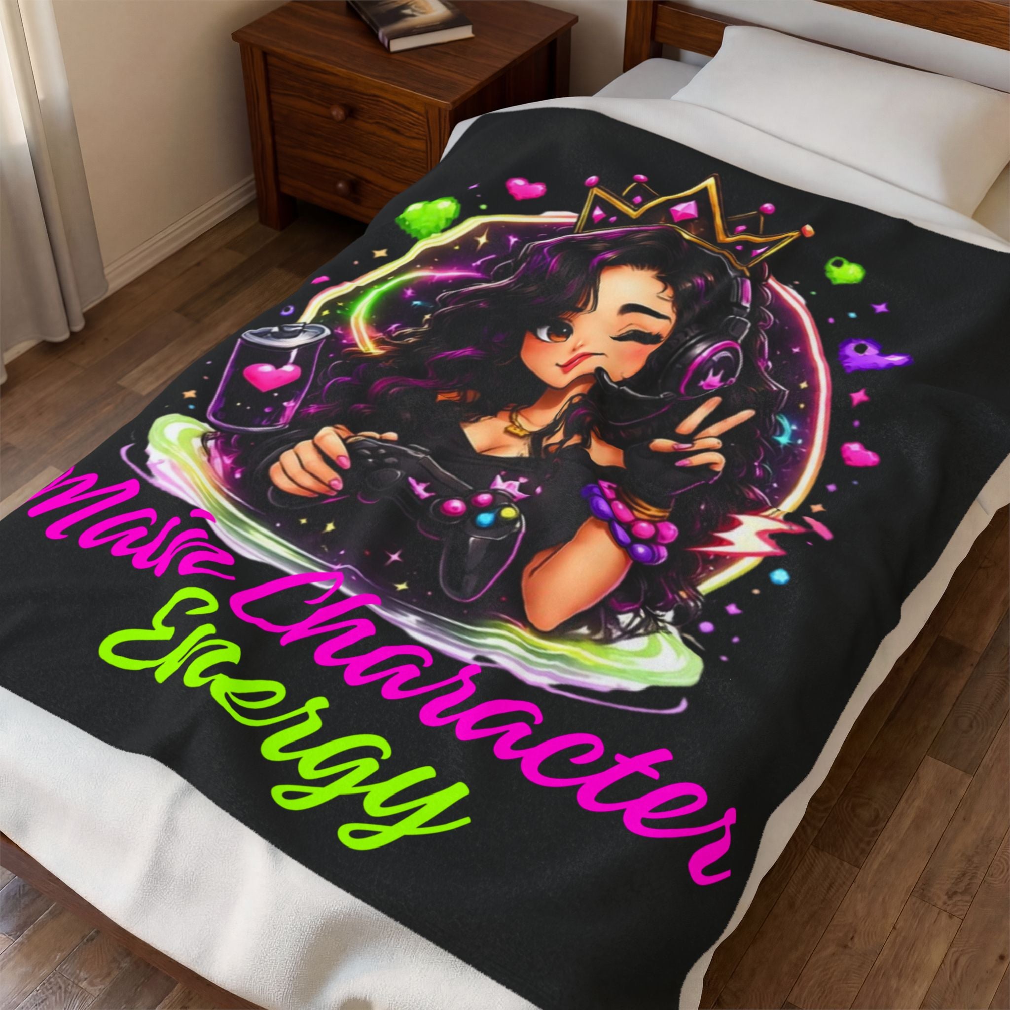 Gamer Ember “MCE” Plush Blanket