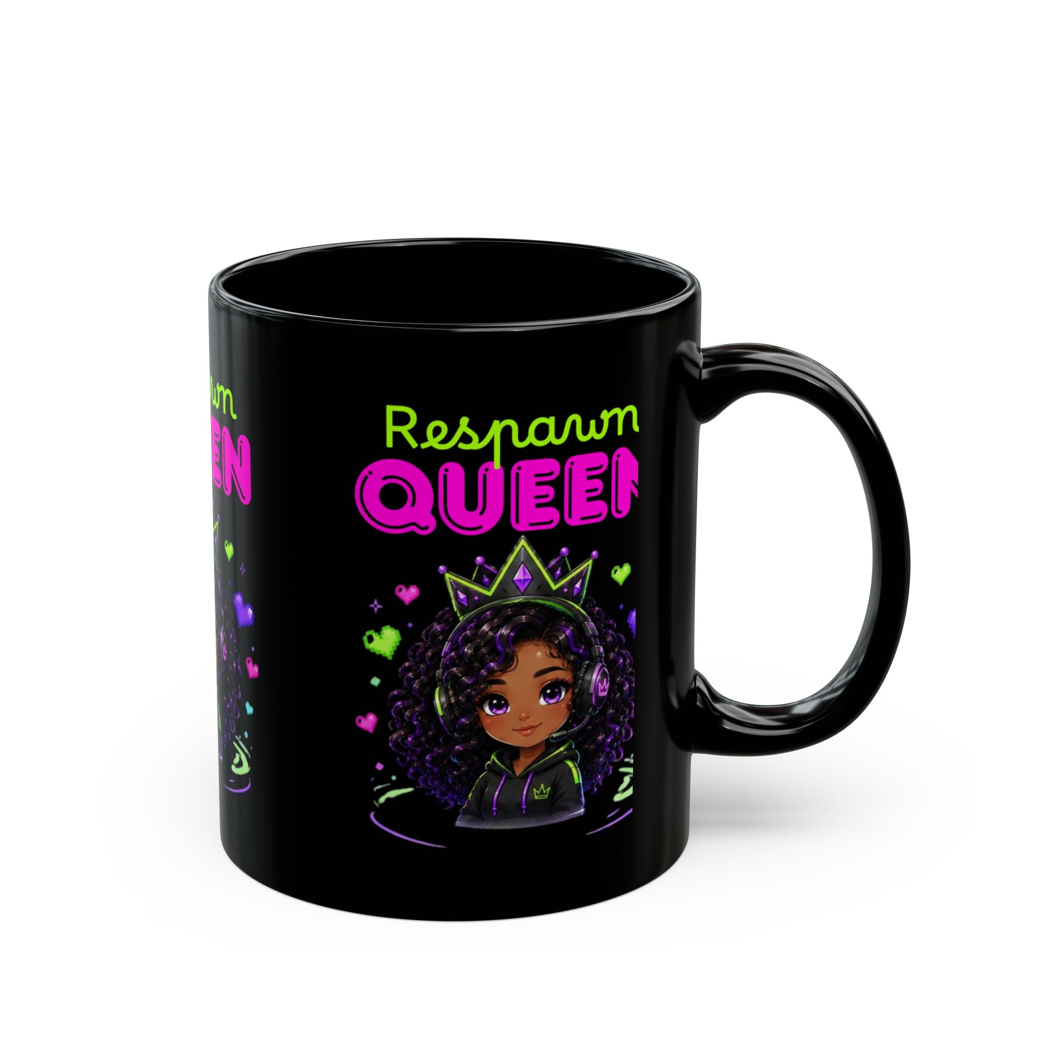 Chibi Queen Raven Black Mug