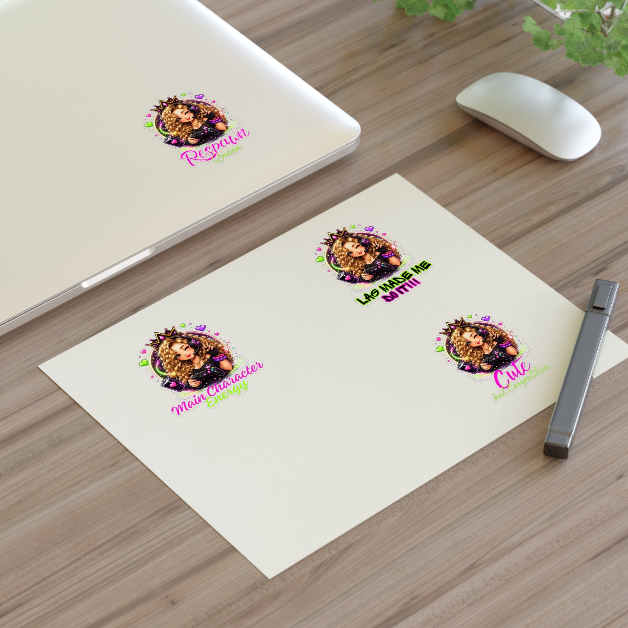 Gamer Aria Sticker Sheets