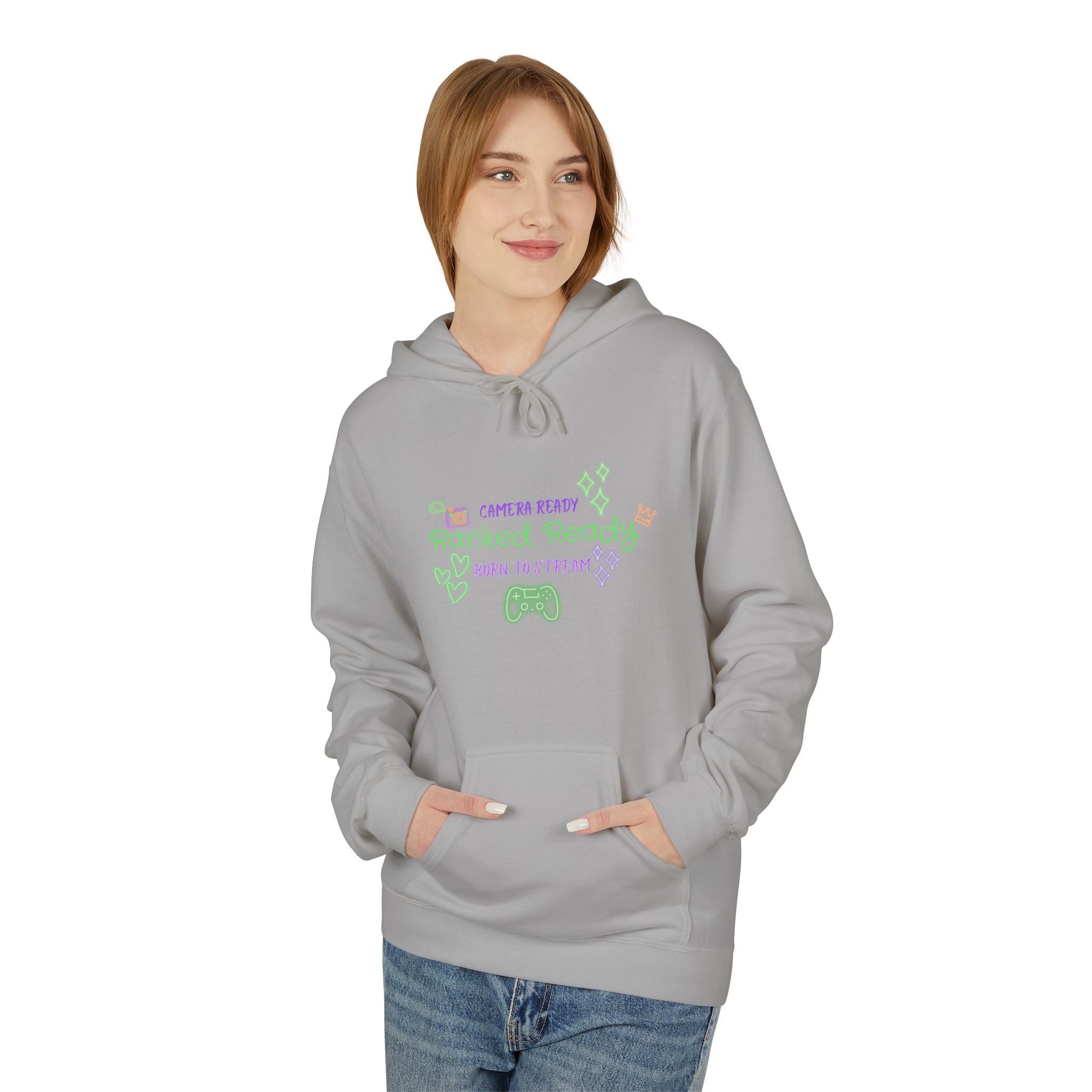 “Camera Ready” Softstyle Fleece Hoodie