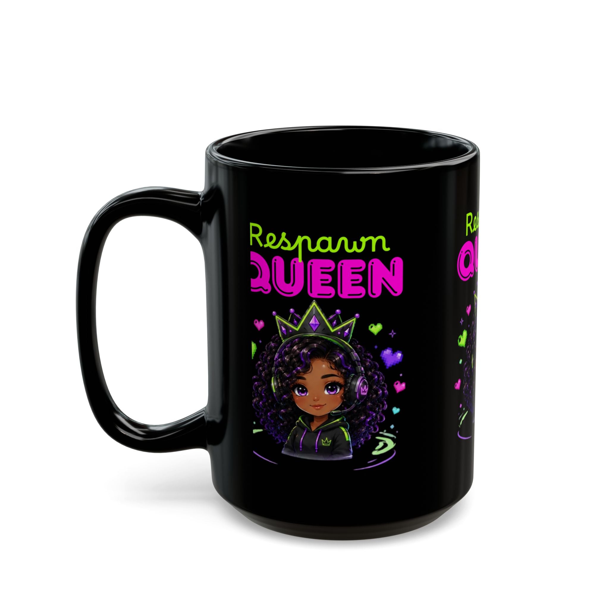Chibi Queen Raven Black Mug