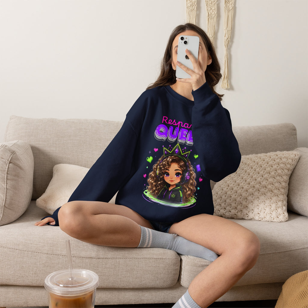 Chibi Queen Poppy Cozy Sweatshirt