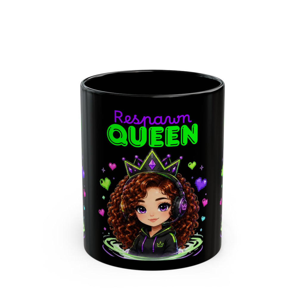 Chibi Queen Junie Black Mug