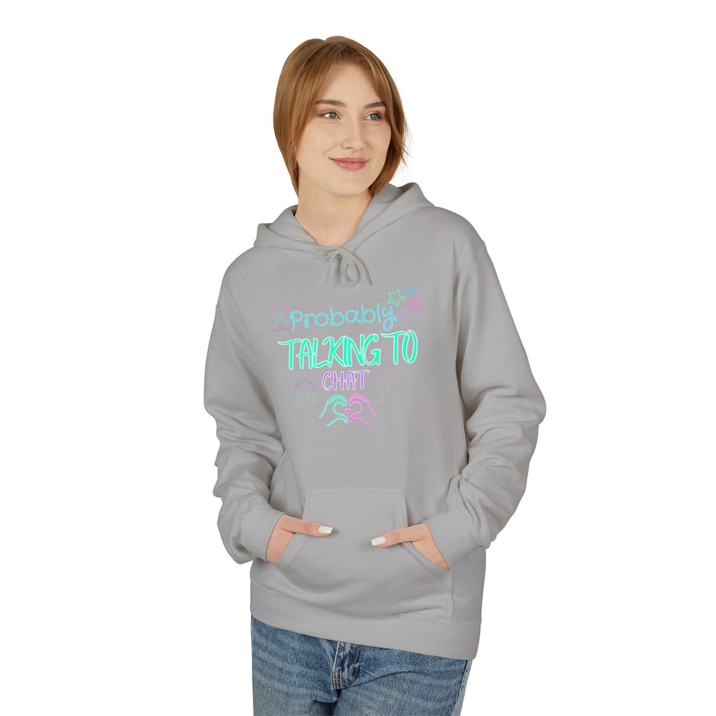 “Talking to Chat” Softstyle Fleece Hoodie