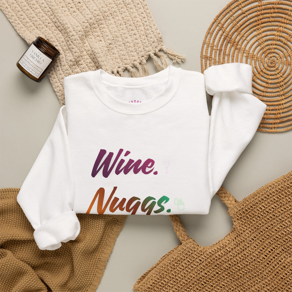 “Wine, Nuggs, XP, Repeat” Crewneck Sweatshirt