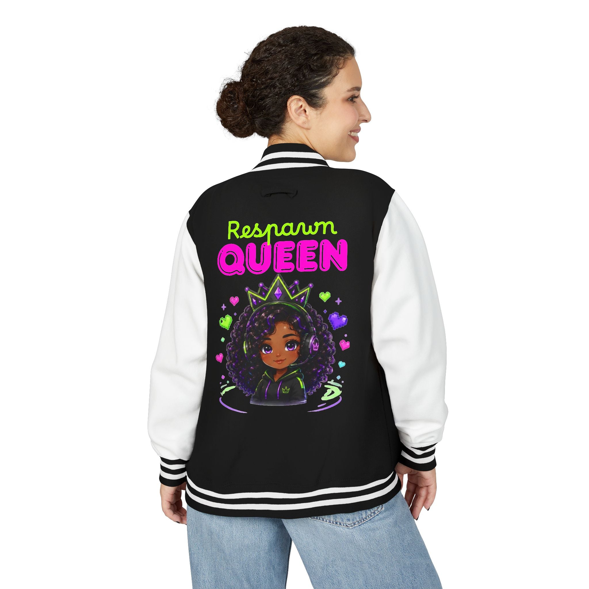 Chibi Queen Raven Letterman Jacket