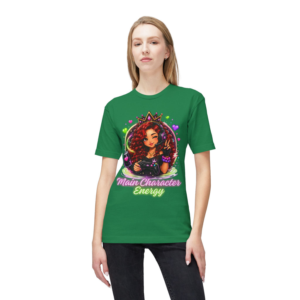 Gamer Queen T-Shirt — Afro Gamer Crown Graphic Tee