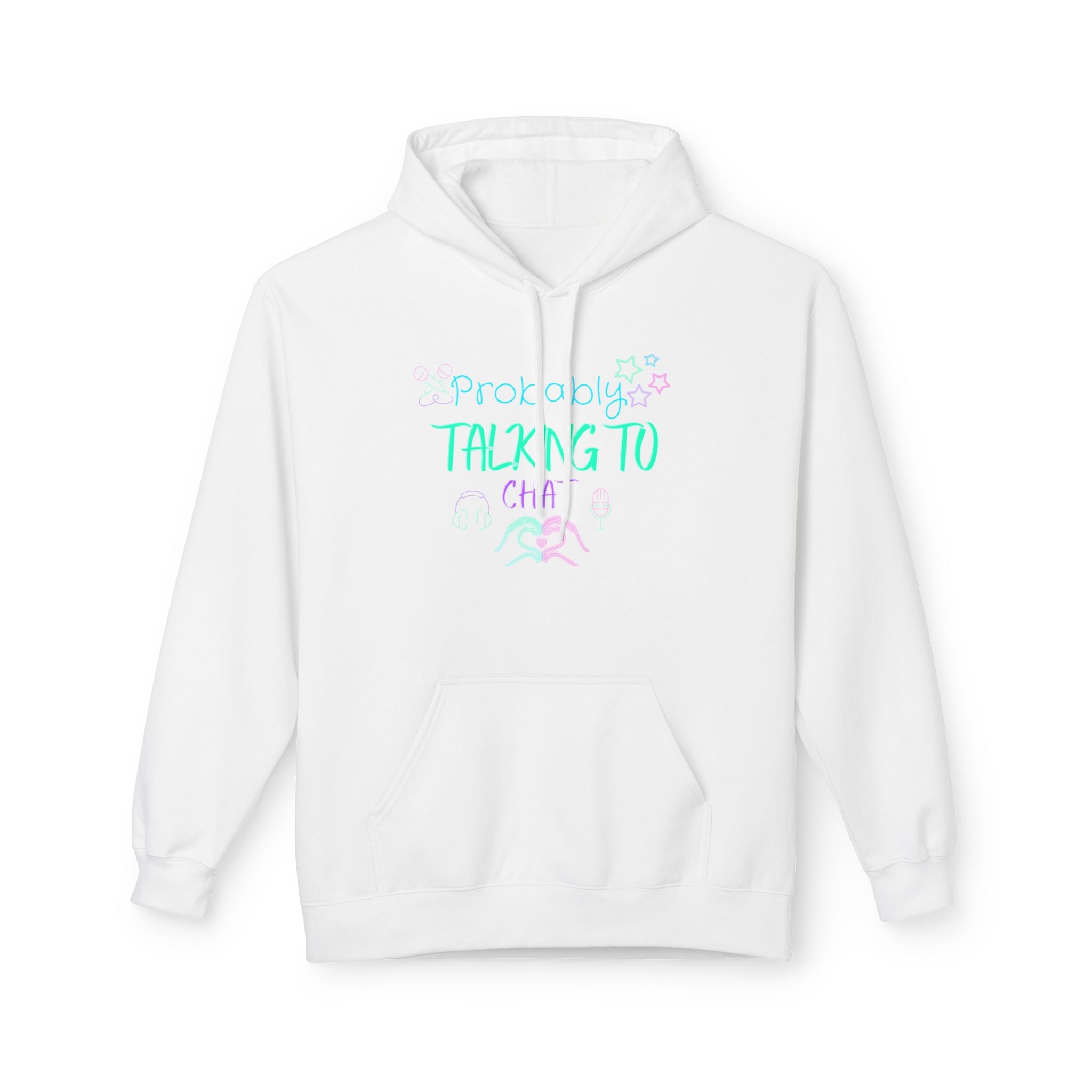 “Talking to Chat” Softstyle Fleece Hoodie