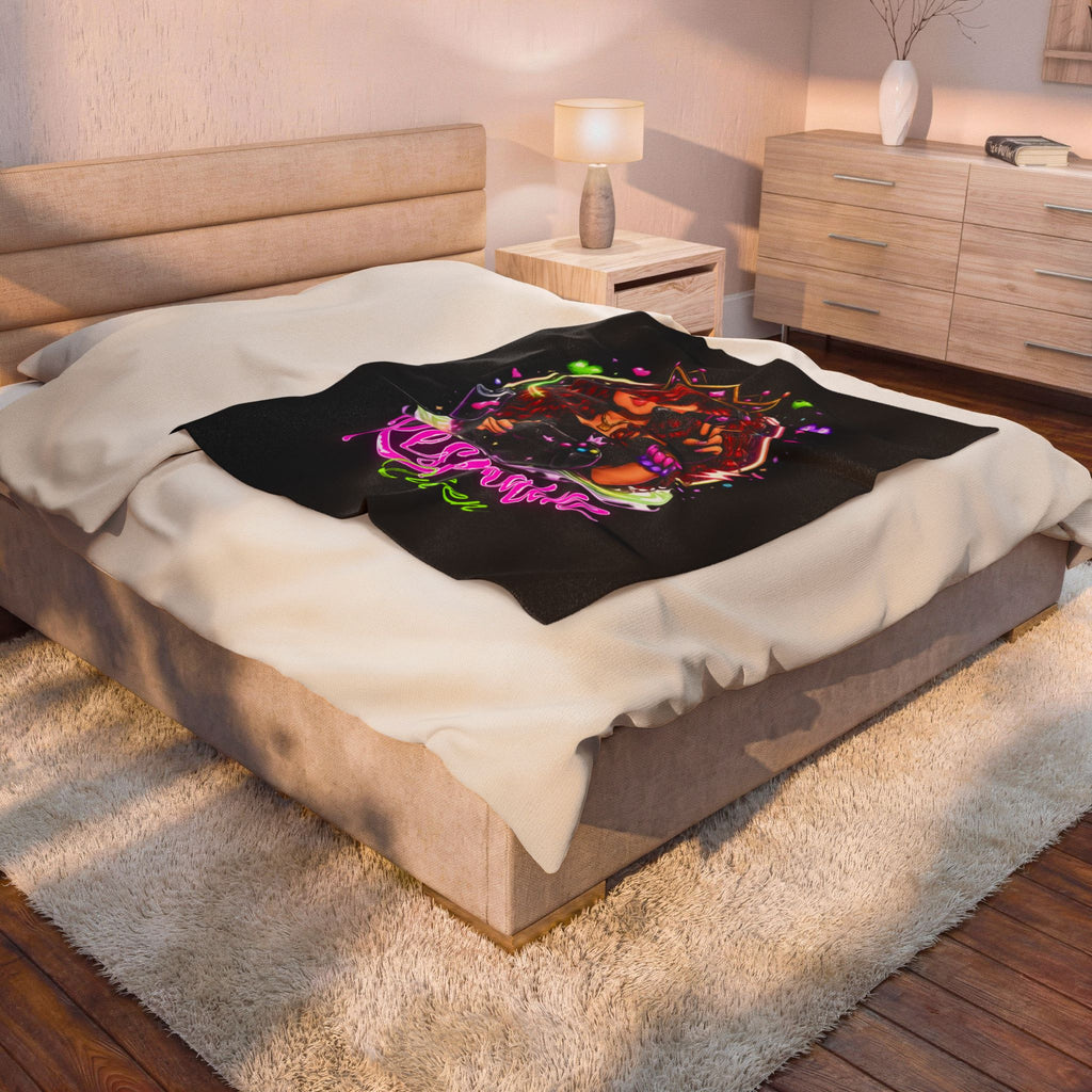 Gamer Roxie "RQ" Plush Blanket