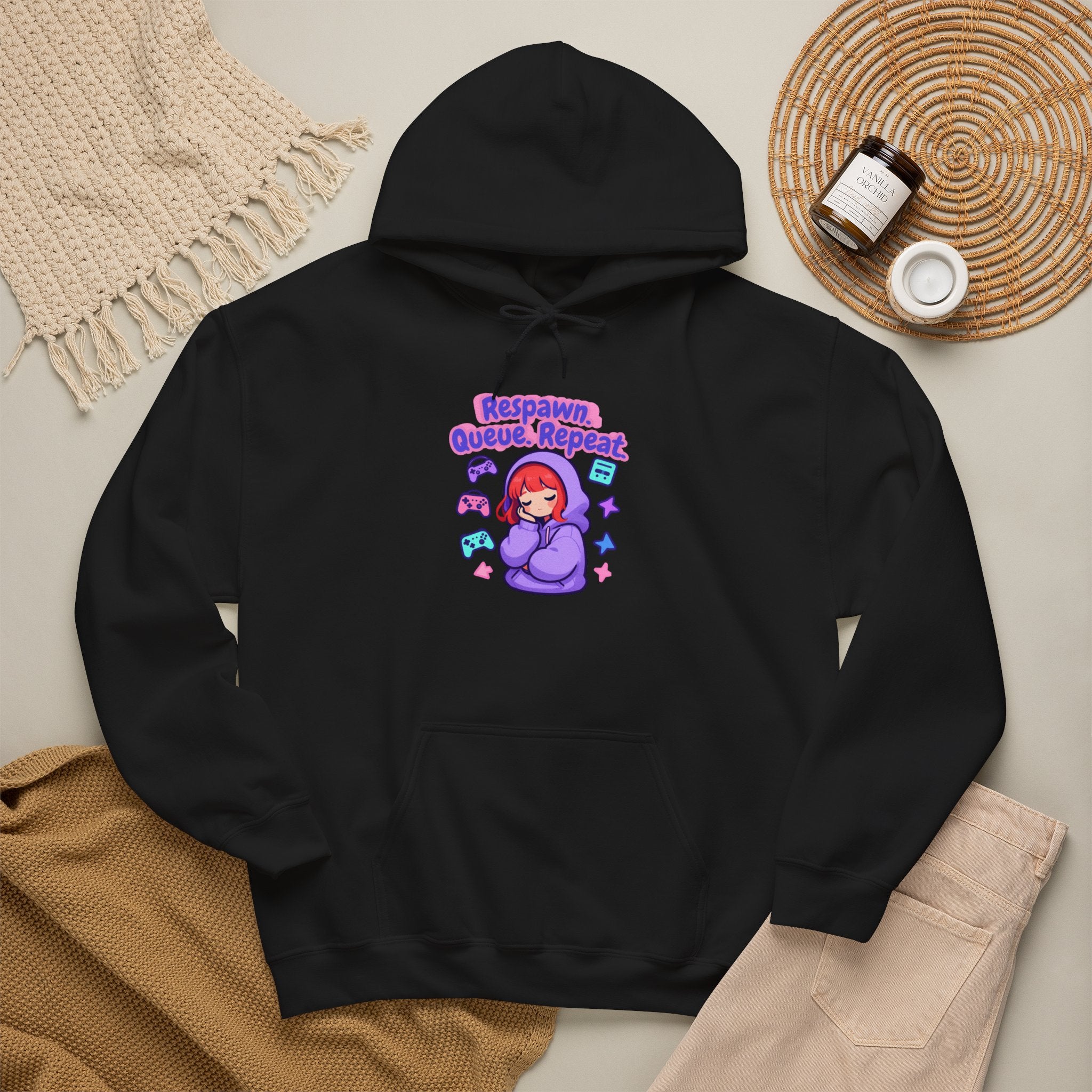 Respawn, Queue, Repeat Hoodie